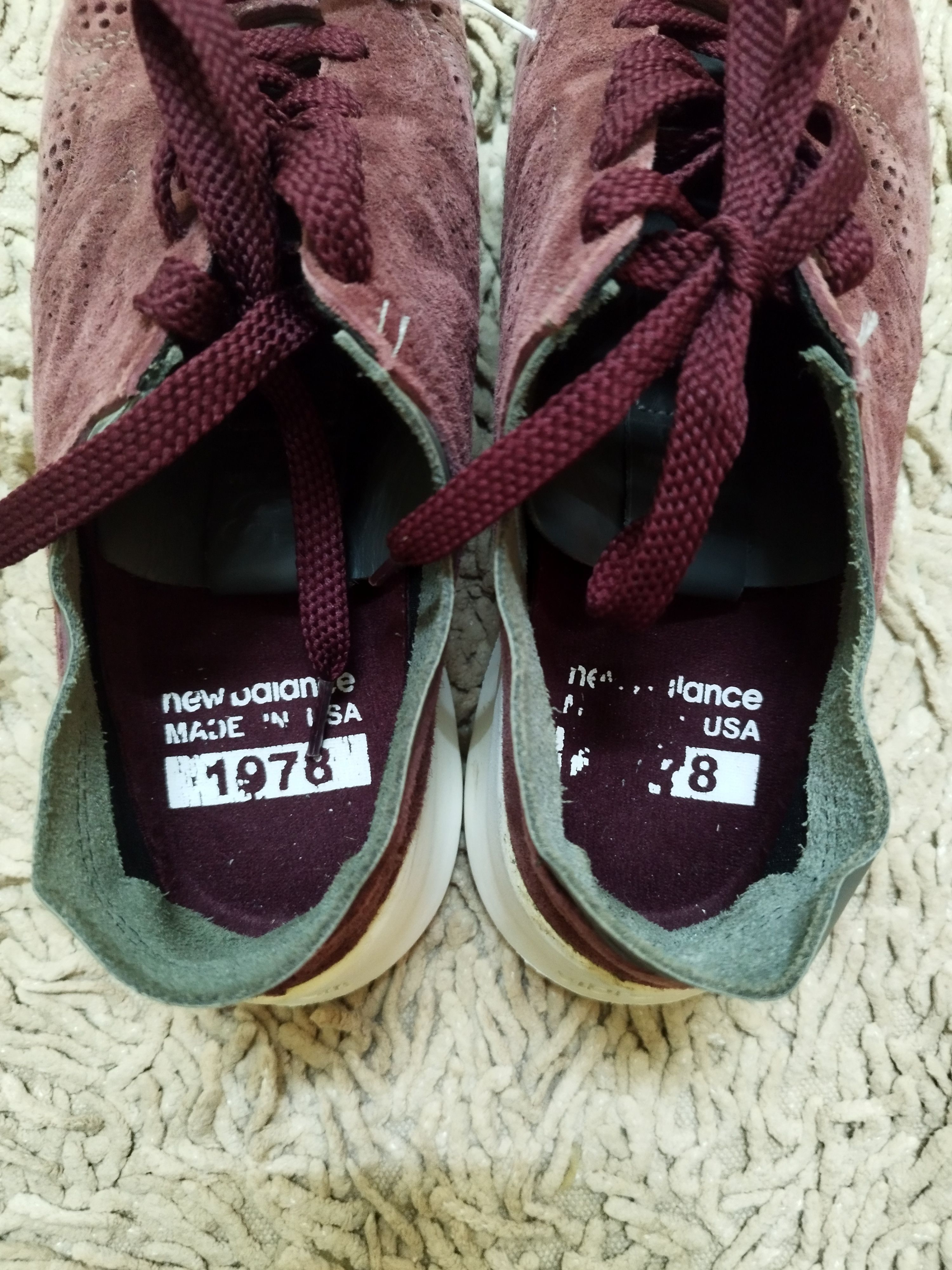 New Balance Vintage New Balance M1978BN Burgundy Size US 8 / EU 41 - 5 Thumbnail