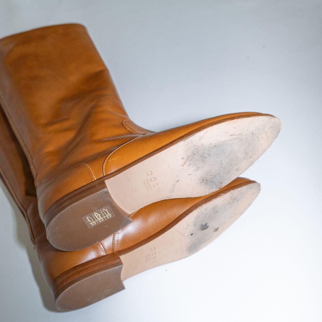 DOEN Doen Illaria Riding Boot in Whiskey Brown size 37 Size US 6.5 / IT 36.5 - 2 Thumbnail