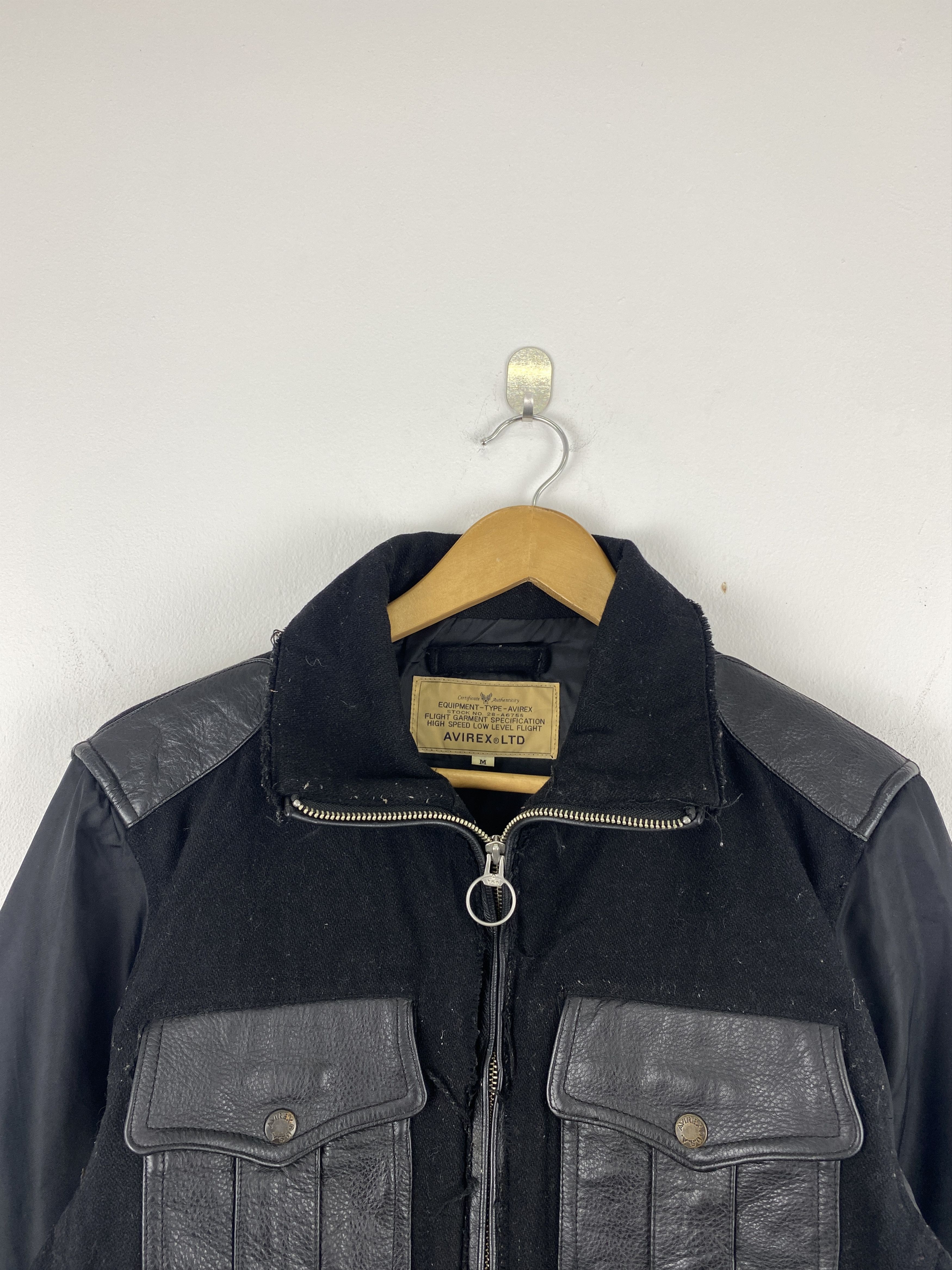 Avirex × Freewheelers × Vintage Vintage Avirex Flying Leather Pocket Jacket J1987 Size US M / EU 48-50 / 2 - 2 Thumbnail