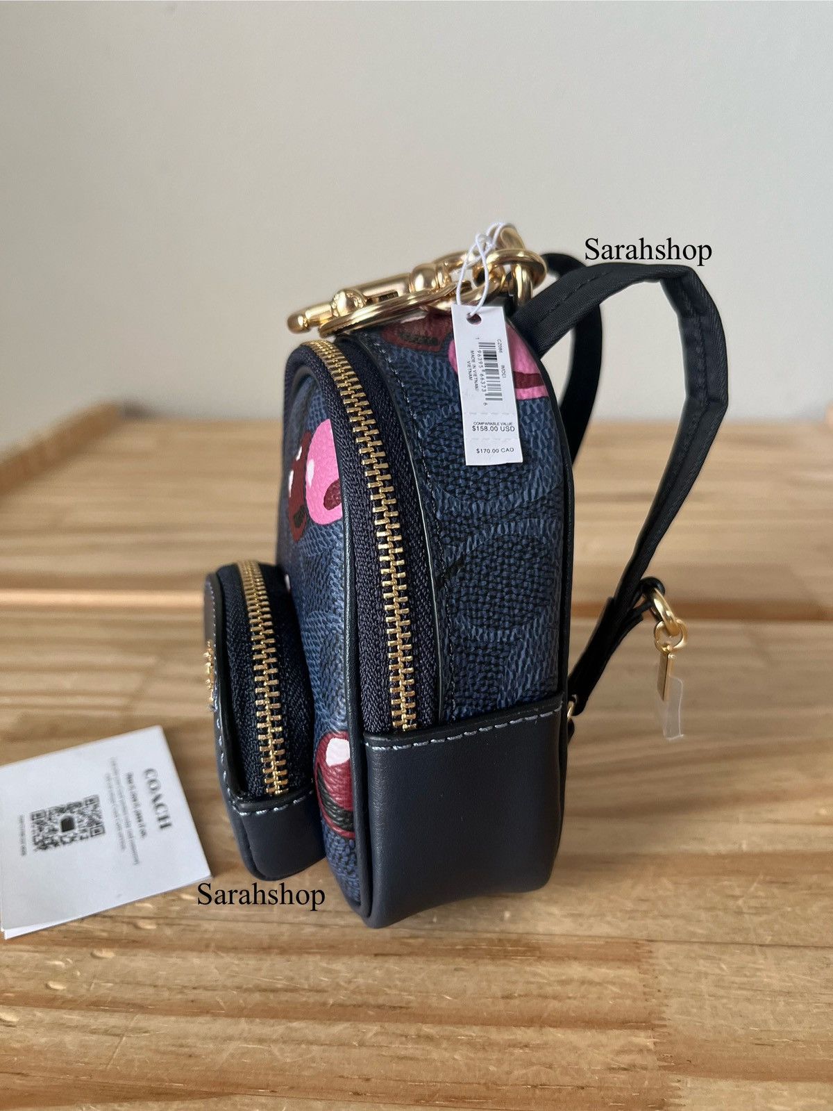 Coach Coach Mini Court Backpack Bag Charm Size ONE SIZE - 4 Thumbnail