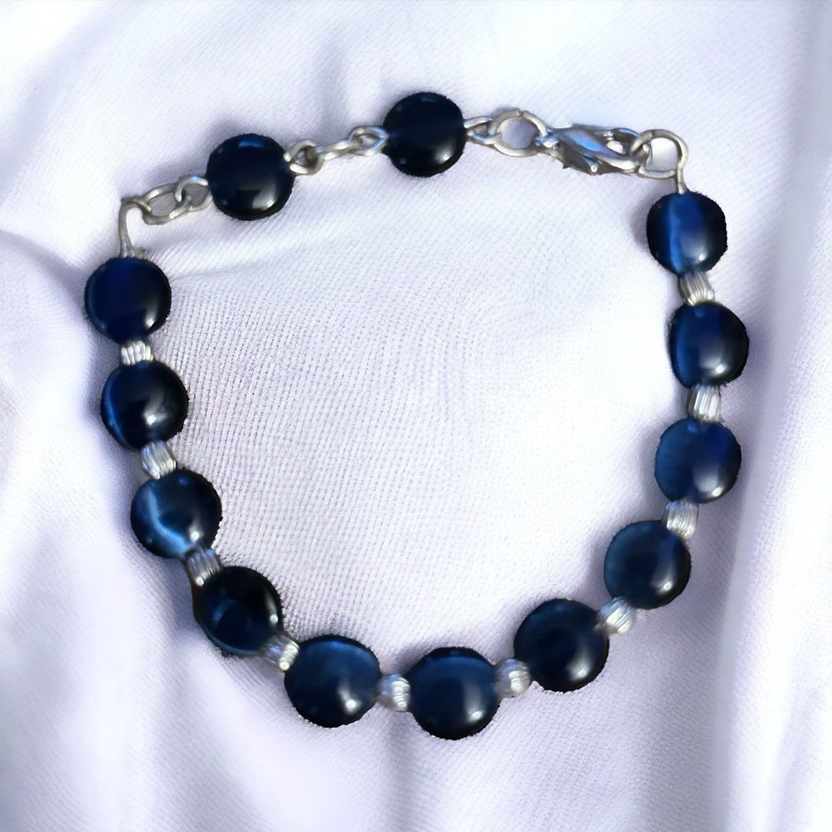 Other Blue tigers eye bead bracelet Size ONE SIZE - 1 Thumbnail