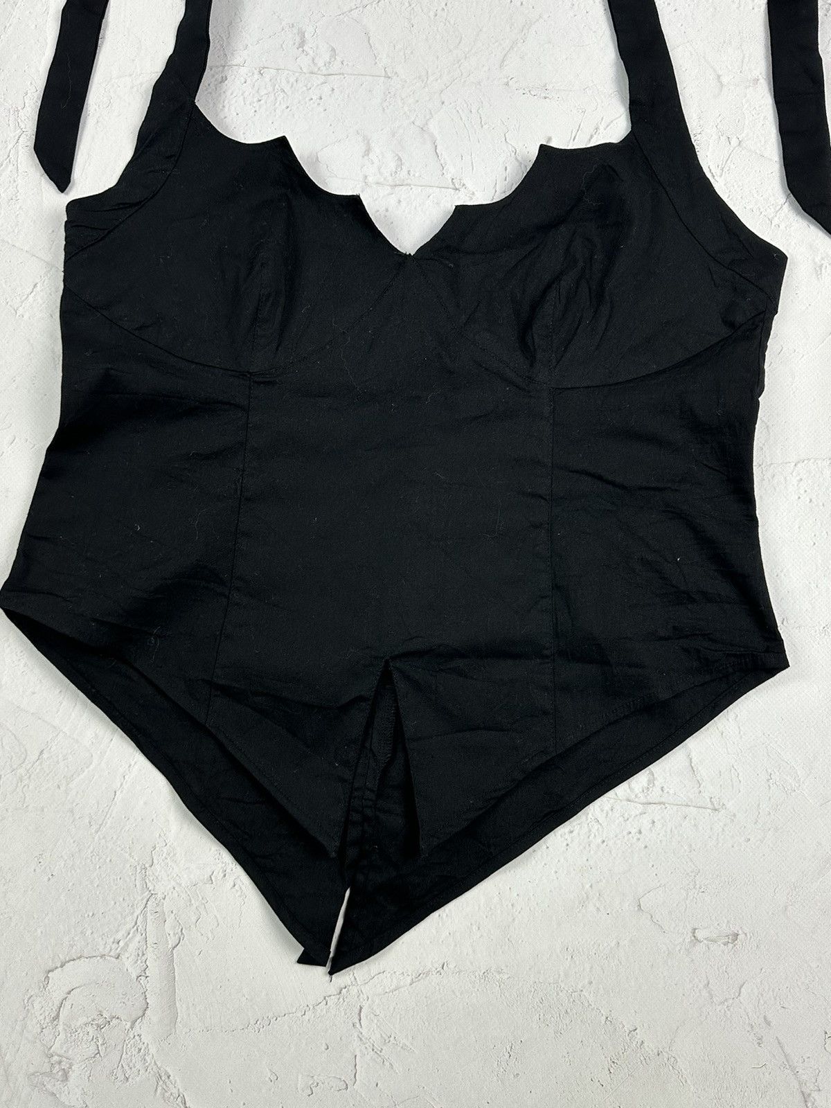 Japanese Brand × Vintage Vintage Black Tank Top Size L / US 10 / IT 46 - 3 Thumbnail