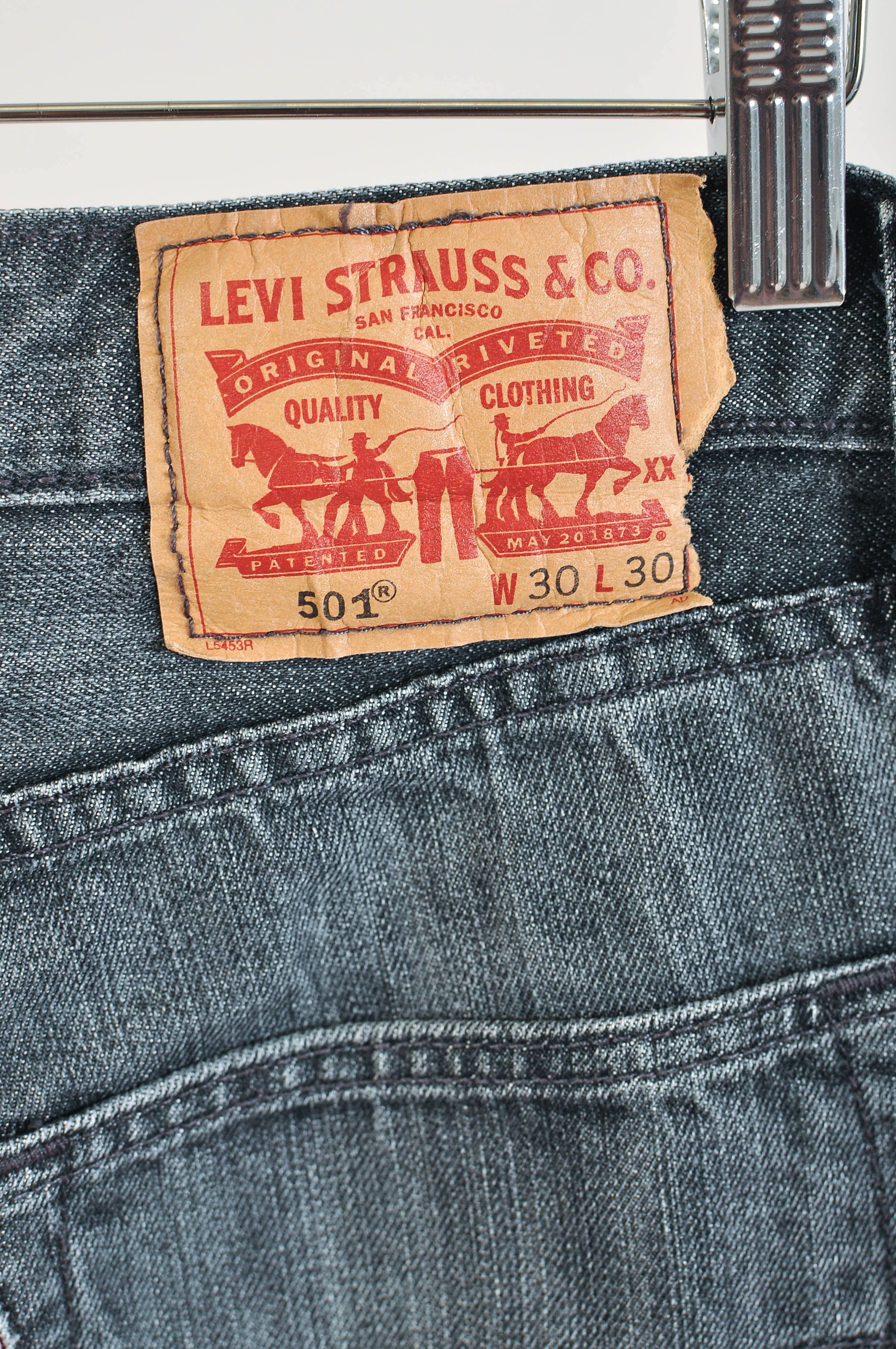 Levi's Levi's 501 grey jeans Size US 30 / EU 46 - 3 Thumbnail