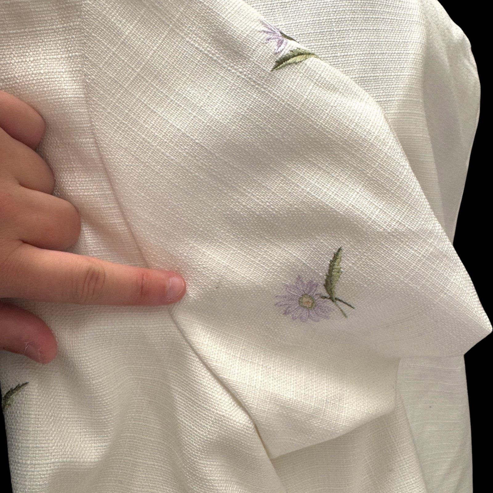 Other Alfred Dunner White Blouse 20W Embroidered Floral Size XXL / US 16-18 / IT 52-54 - 4 Thumbnail
