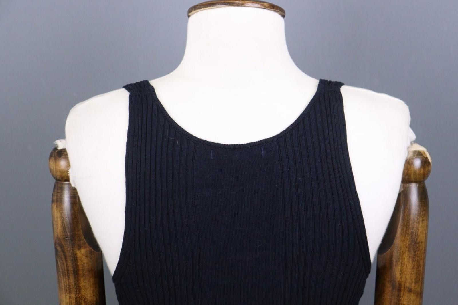 Designer Ivko Knitted Camisole Structure Pattern Shirt Blouse Size S Size S / US 4 / IT 40 - 9 Thumbnail