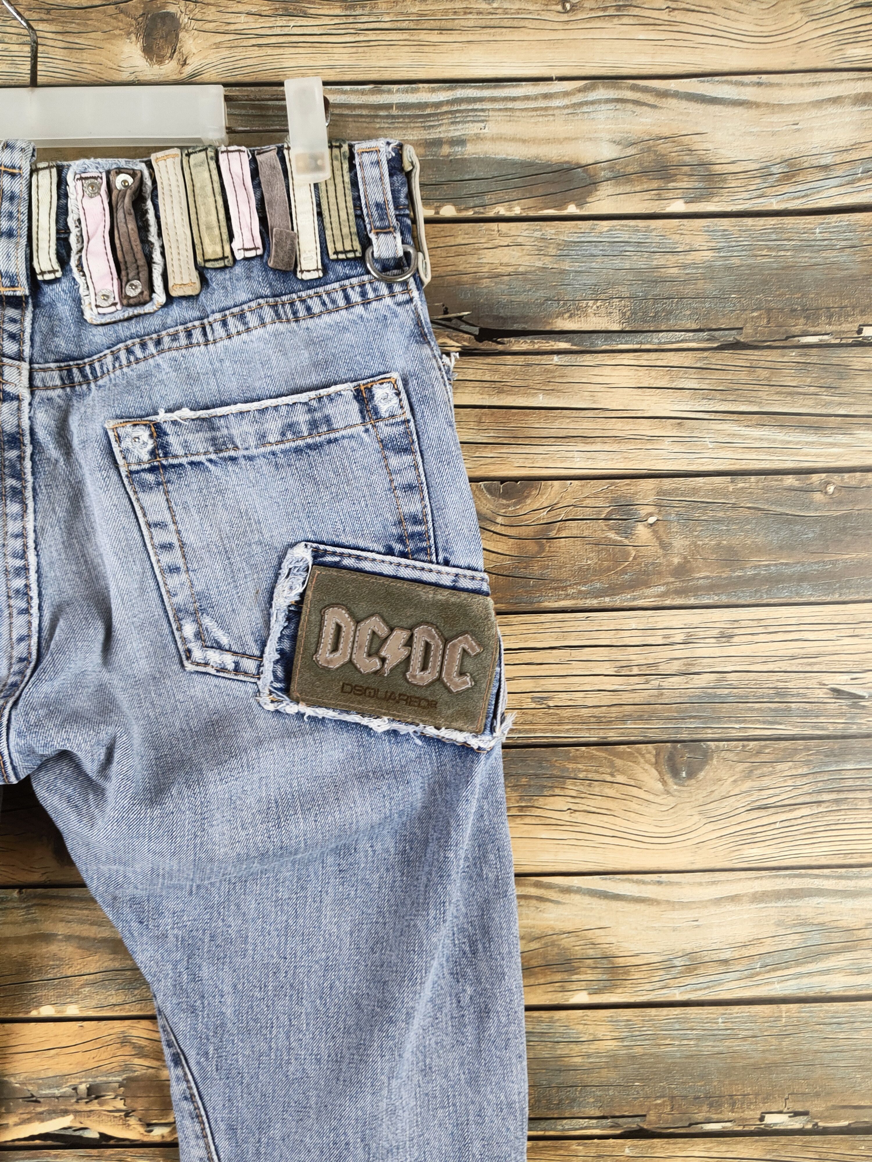 Dsquared2 D Dsquared2 Blue Distressed Ripped Jeans #S2909 Size US 30 / EU 46 - 11 Thumbnail
