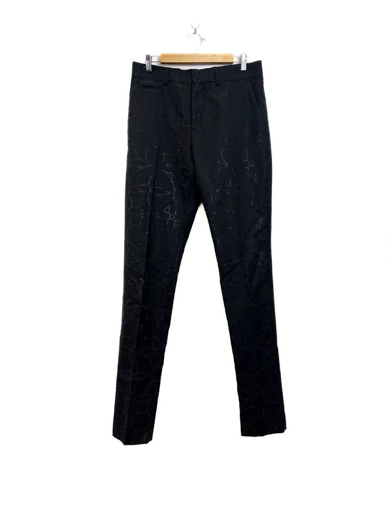 Louis Vuitton Louis Vuitton Rhinestone presbyopic trousers Size US 38 / EU 54 - 1 Thumbnail