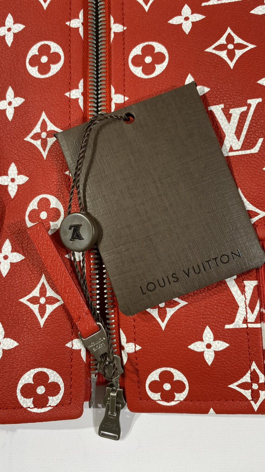 Louis Vuitton × Supreme Louis Vuitton X SUPREME 48 Leather Baseball jacket Size US M / EU 48-50 / 2 - 8 Thumbnail