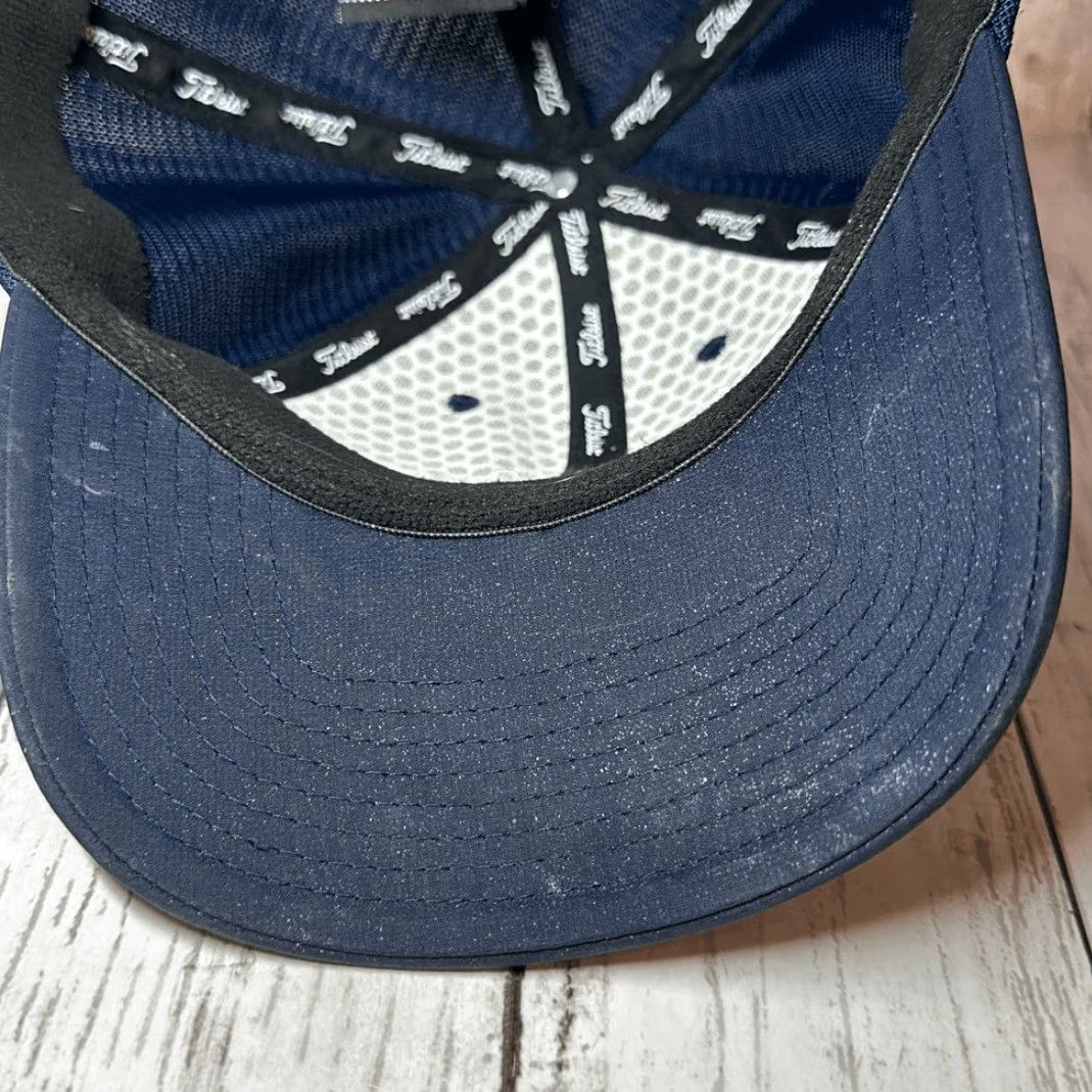 Titleist Titleist Golf Hat - Blue Embroidered - Tour Performance - Pro V1 - Fitted - One Size - Gray Multicolor - Snapback - Unisex Adults Size ONE SIZE - 5 Thumbnail