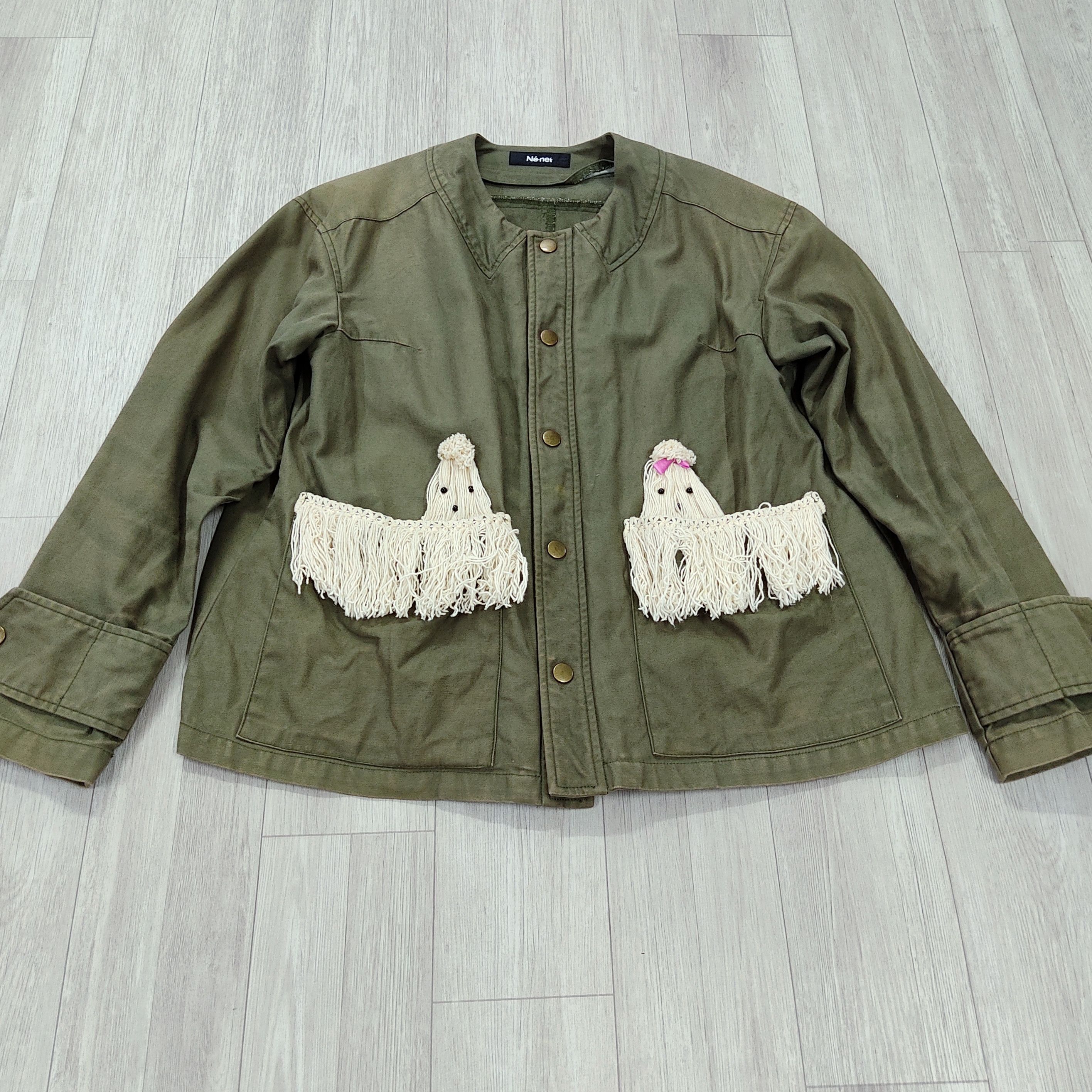 Ne-Net Issey Miyake Ne-Net Maltese Olive Outerwear Jacket Size M / US 6-8 / IT 42-44 - 5 Thumbnail