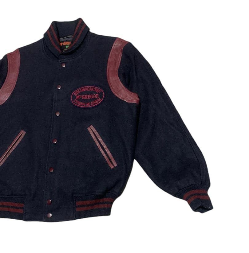 Japanese Brand Vintage McGregor Wool Varsity Jacket Size US L / EU 52-54 / 3 - 3 Thumbnail