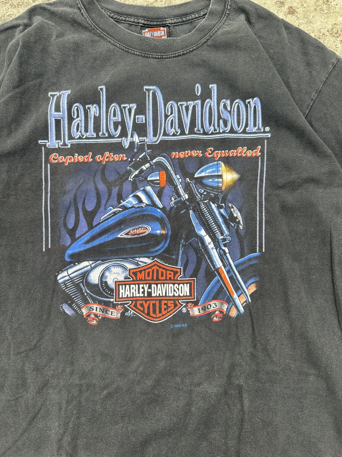 Harley Davidson × Vintage Vintage Harley Davidson O’hara’s Delta Logo 2000 Rare XL Size US XL / EU 56 / 4 - 2 Thumbnail