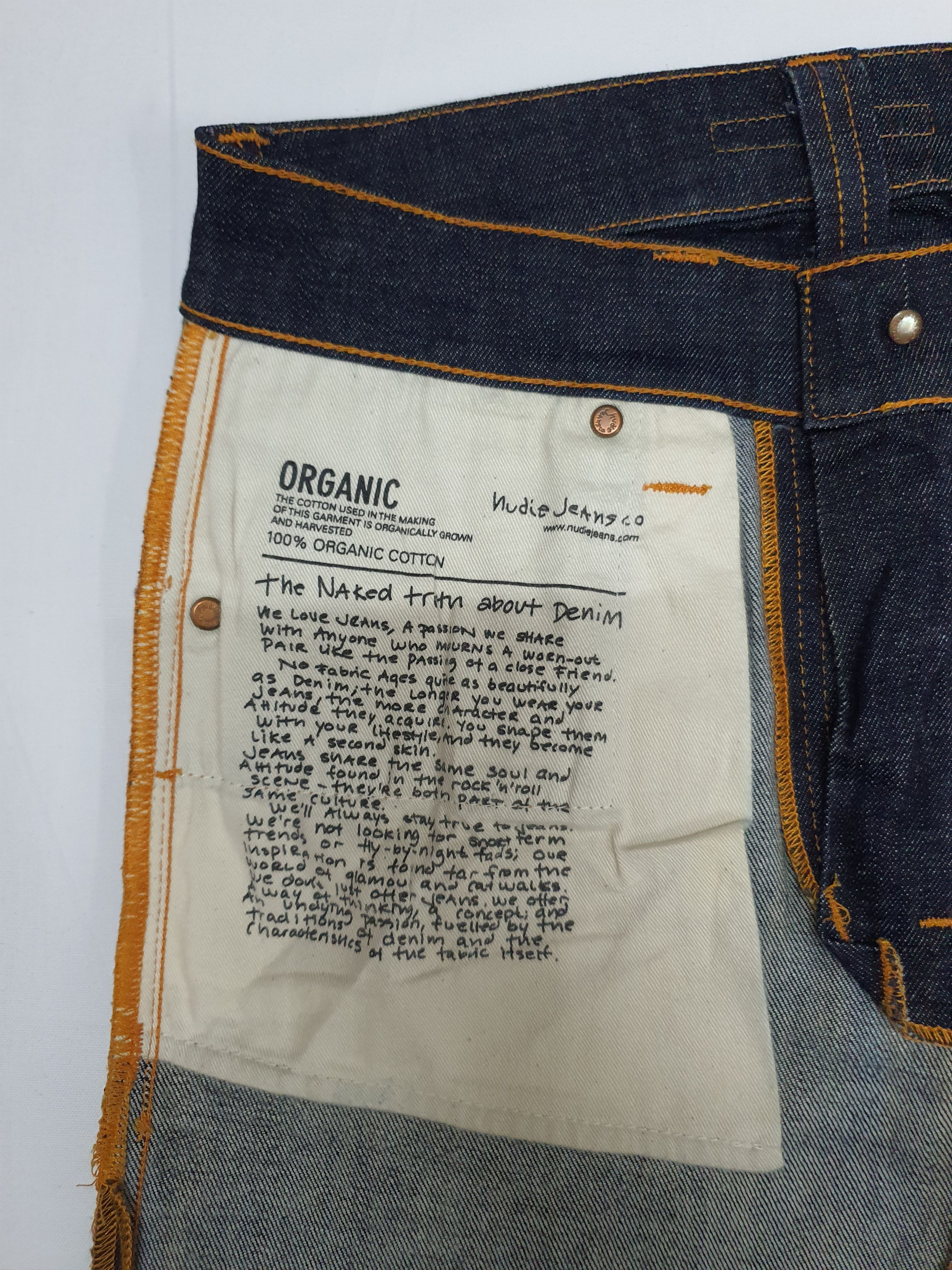 Nudie Jeans Waist 30" Nudie Jeans Thin Finn Dry Twill Stretchable Denim. Size US 30 / EU 46 - 12 Thumbnail