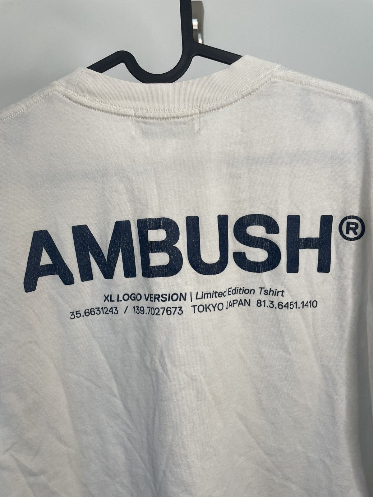 Ambush Design Ambush T Shirt XL Logo Japan Limited Edition Cream Medium Size US M / EU 48-50 / 2 - 4 Thumbnail