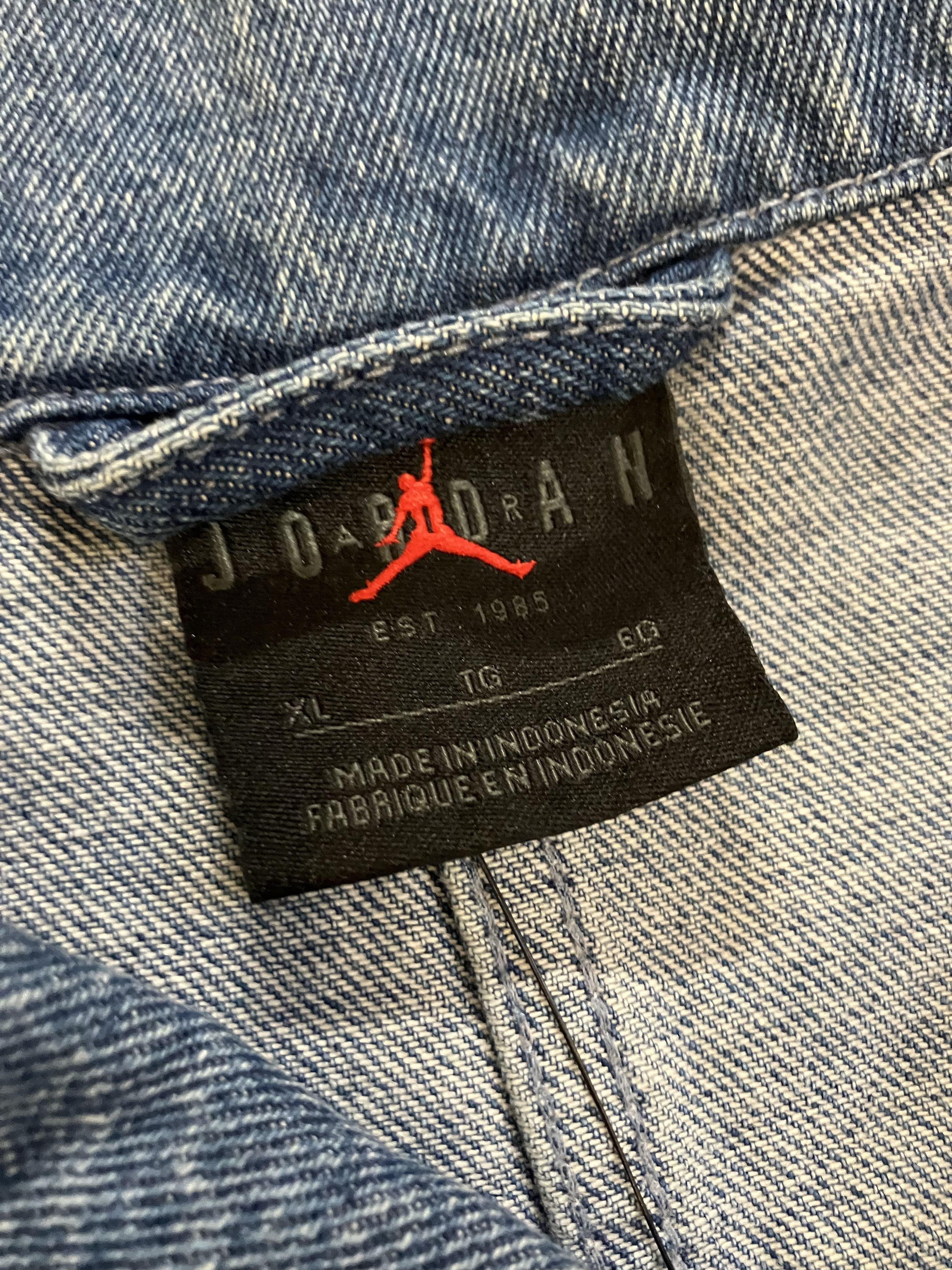 Jordan Brand Jordan Flight Heritage Denim Jacket Size US XL / EU 56 / 4 - 5 Thumbnail