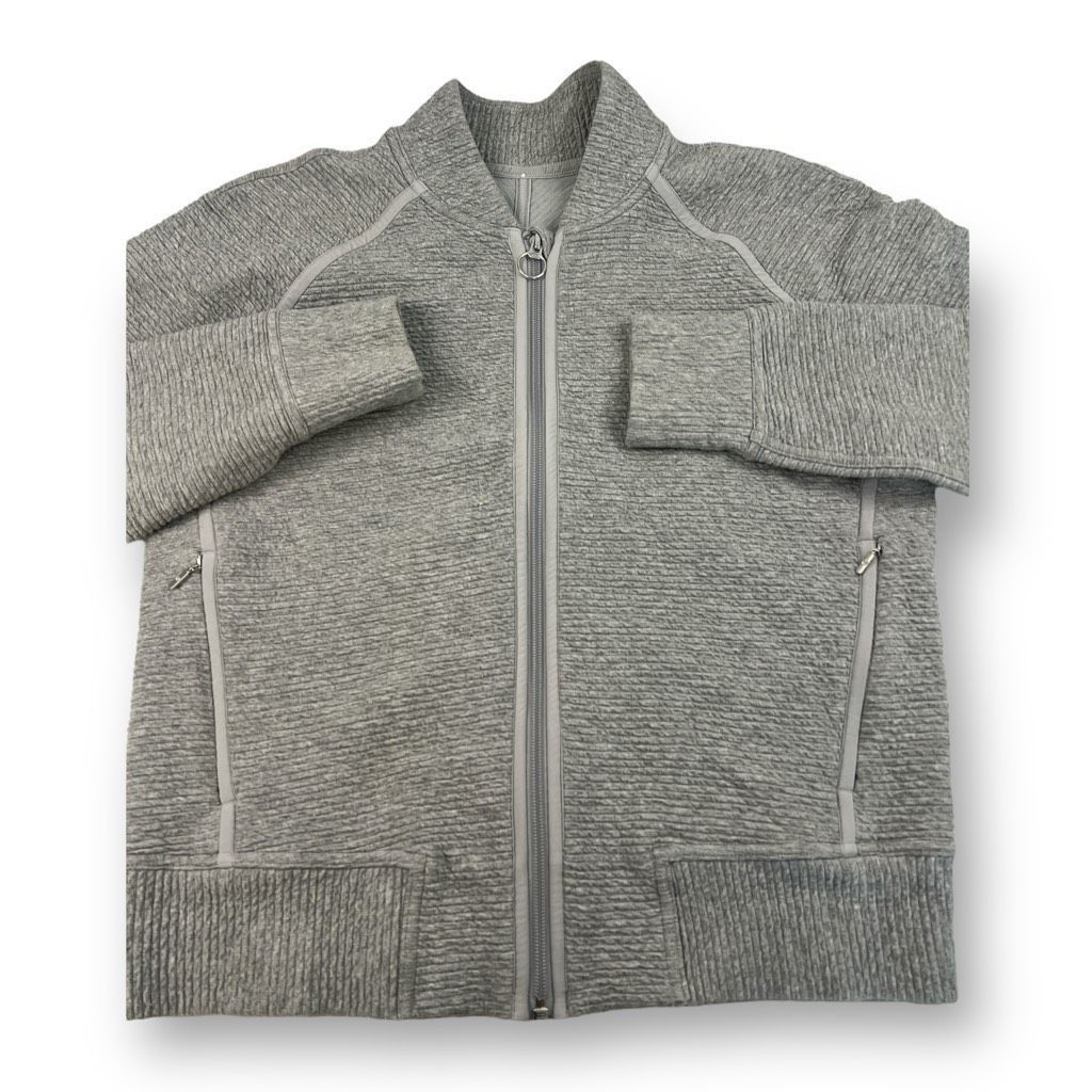 Lululemon Lululemon On Repeat Ribbed Bomber Full Zip Jacket Size 8 Size M / US 6-8 / IT 42-44 - 2 Thumbnail