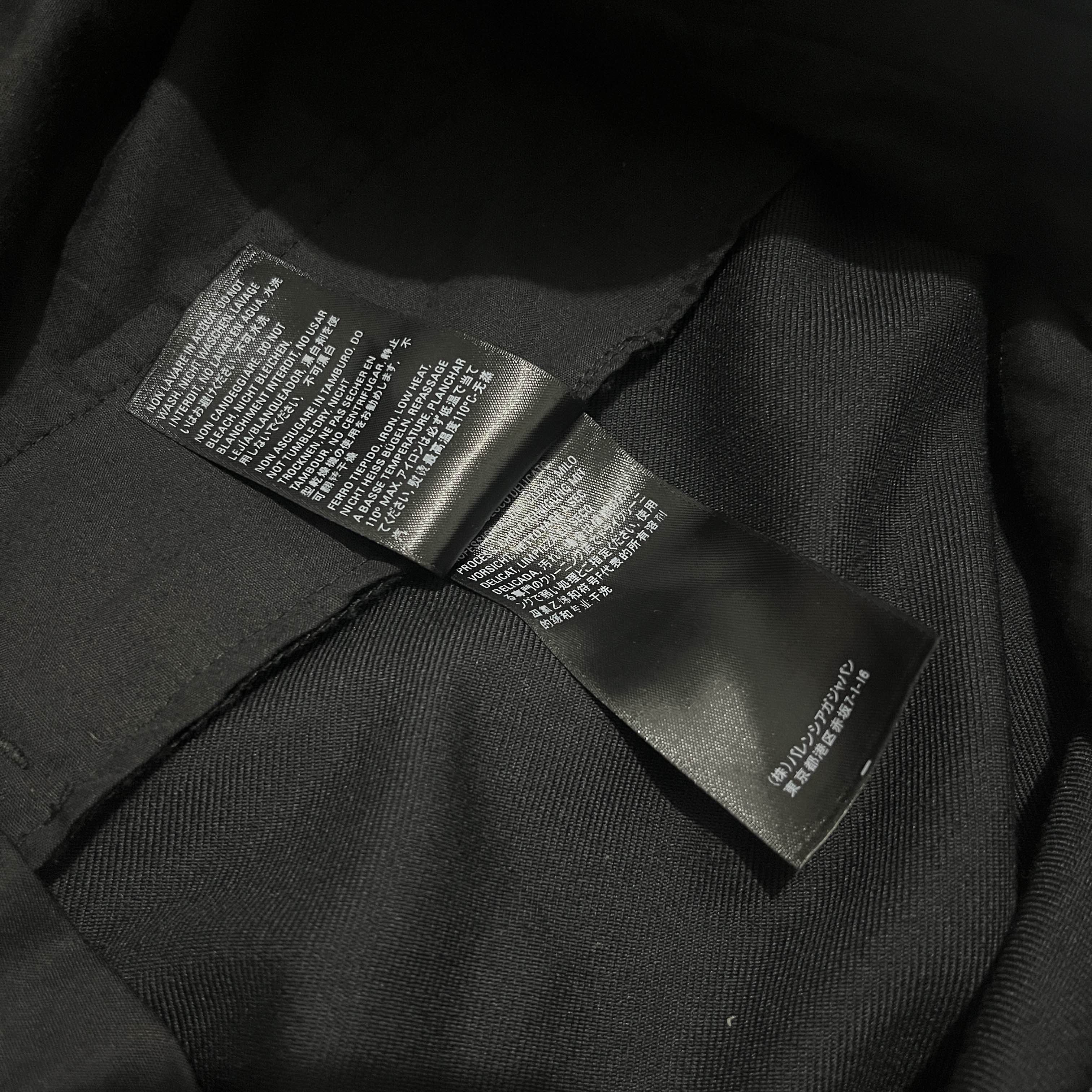 Balenciaga Black Wide Wool Trousers Size US 34 / EU 50 - 6 Thumbnail