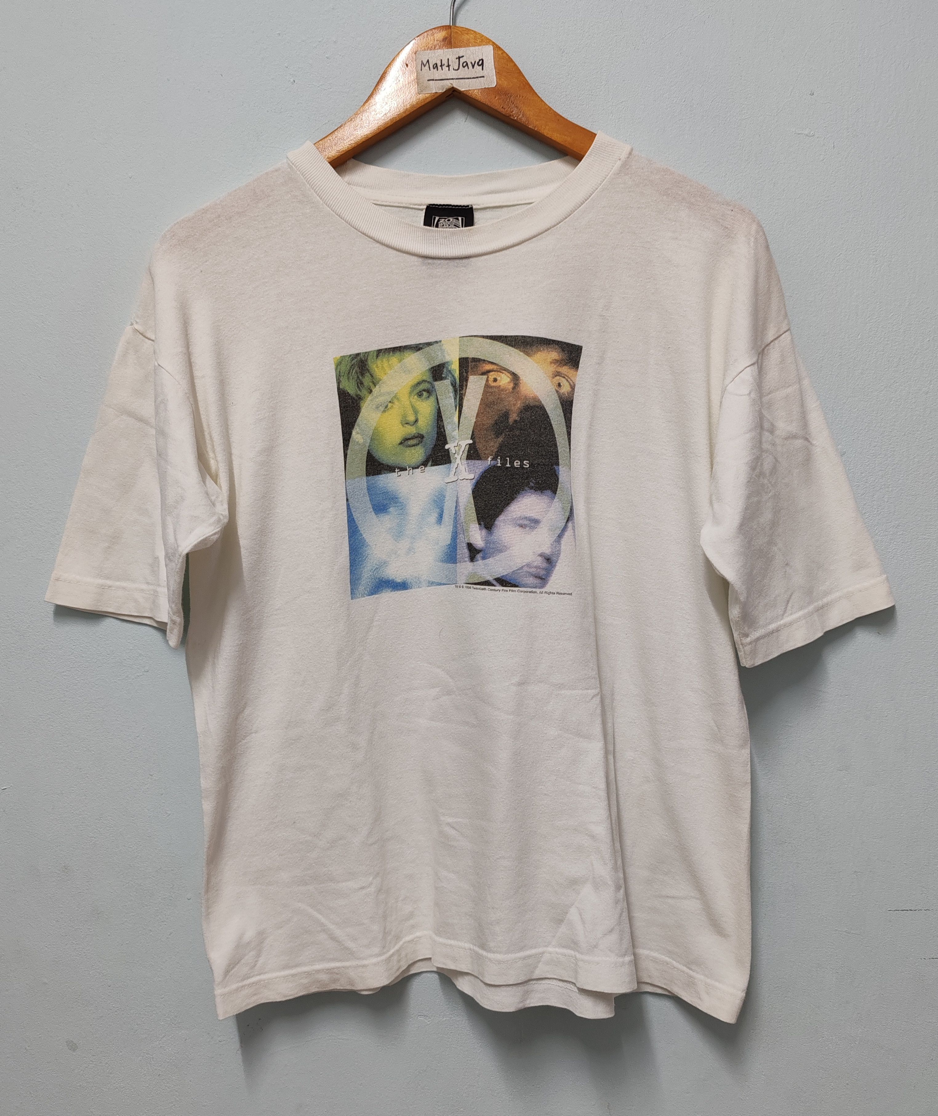 Expert Horror Vintage X-Files 1996 Movie Horror Tee Aliens Goosebumps Size US M / EU 48-50 / 2 - 2 Thumbnail