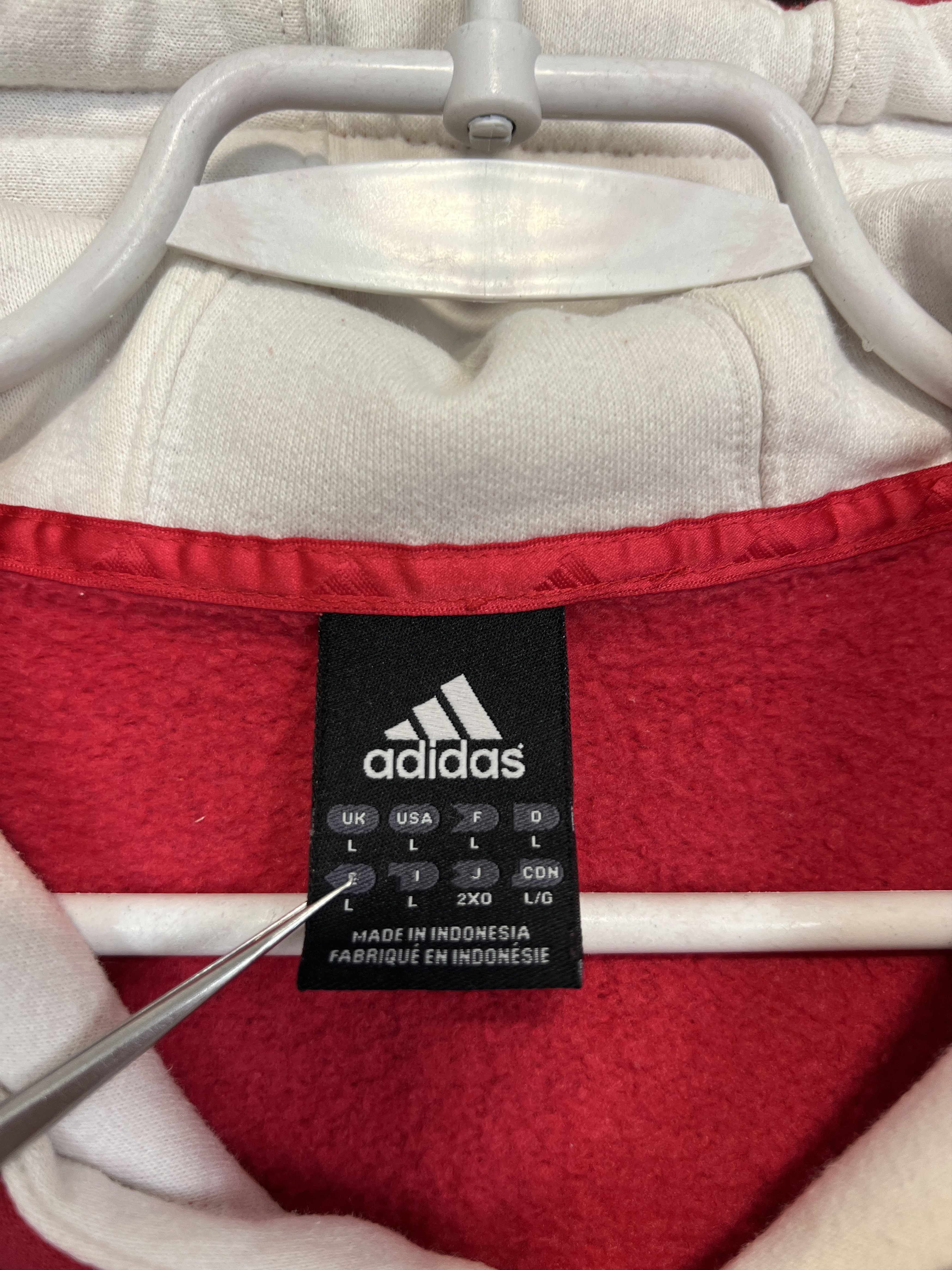 Adidas Vintage Bayern Munich Football Jacket Soccer Hoodie Rare Size US L / EU 52-54 / 3 - 7 Thumbnail