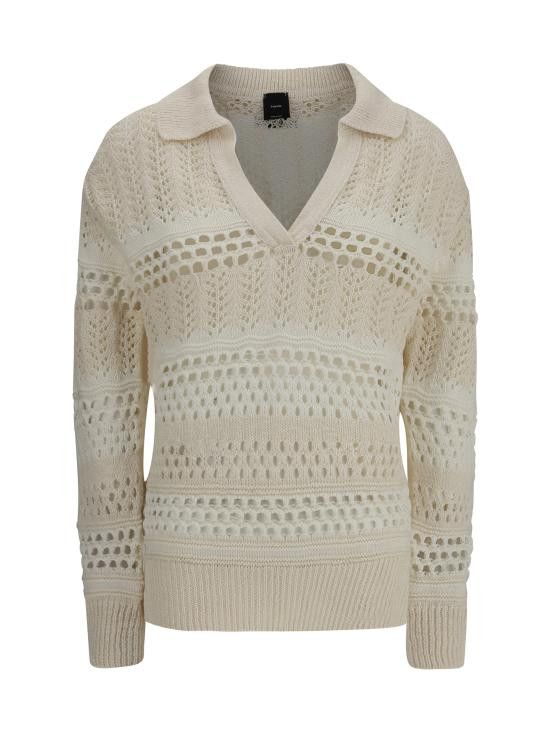 Pinko PINKO Women Sweater 104946A2FP ZB0 WHITE Size XS / US 0-2 / IT 36-38 - 1 Thumbnail