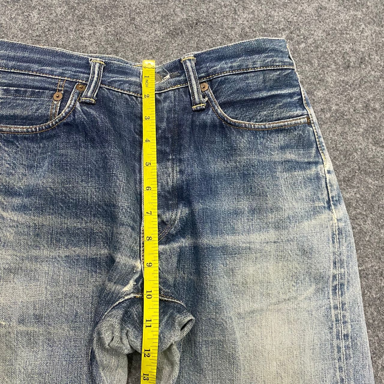 45rpm 💥Best Offer💥Vintage 45RPM Selvegde Distressed Denim Size US 30 / EU 46 - 6 Thumbnail