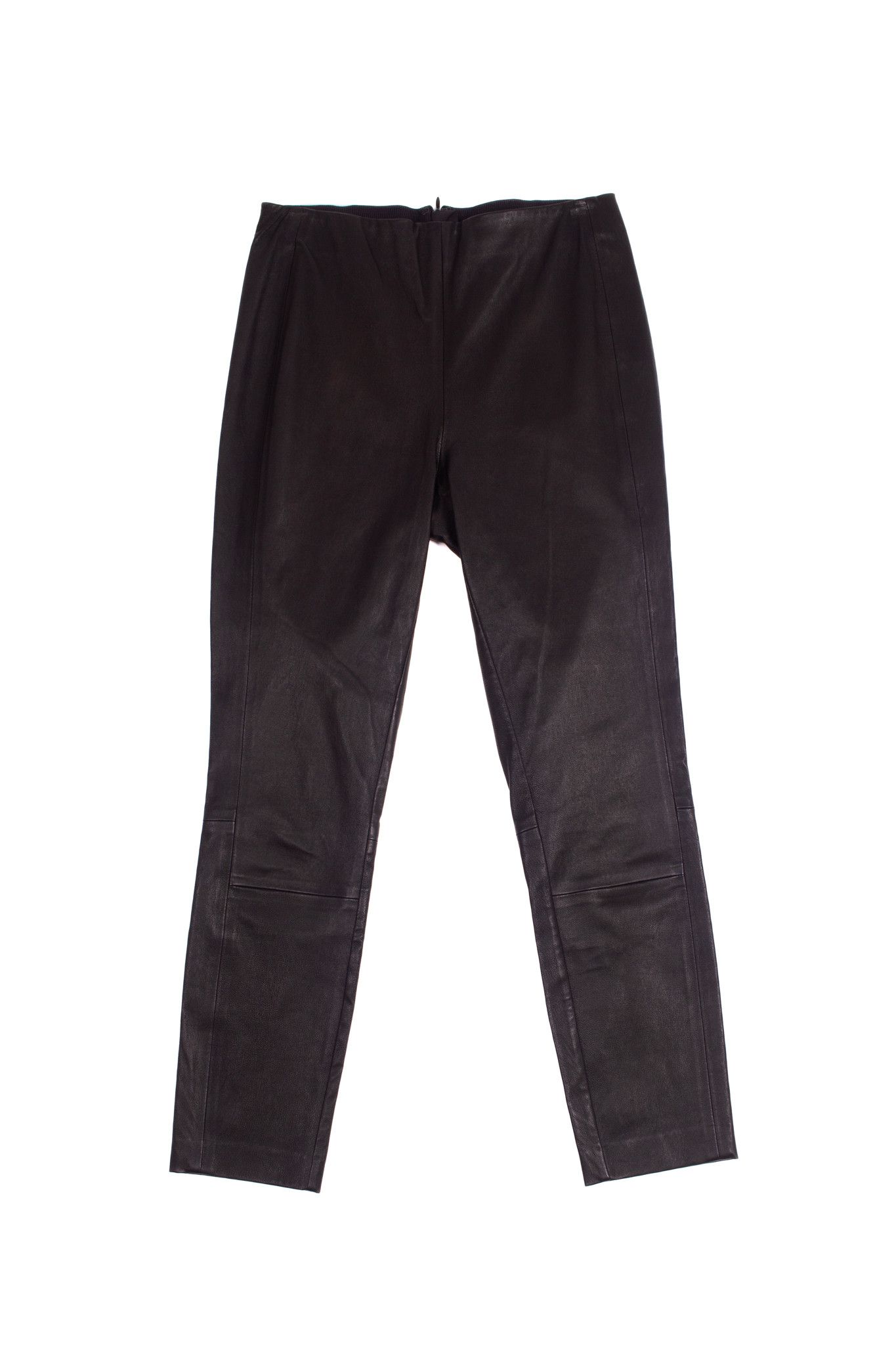 image of Rag Bone Rag & Bone Black Leather Leggings Pants, Women's (Size 26)