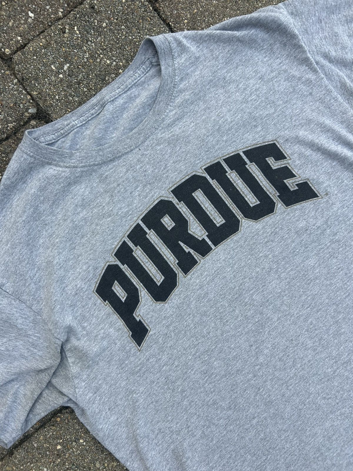 Vintage Vintage grey Purdue University t shirt Size US M / EU 48-50 / 2 - 1 Thumbnail