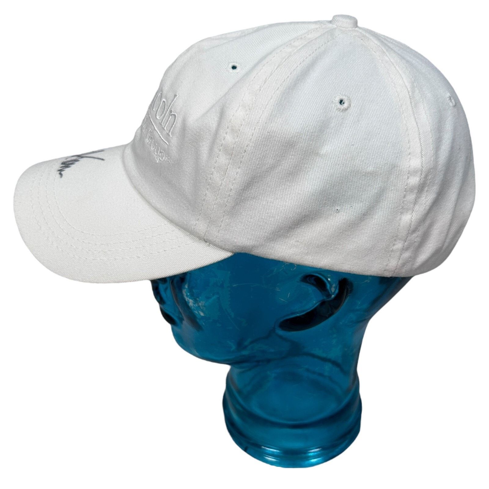 Imperial David Toms Autographed Hat Men’s White Lincoln Financial Size ONE SIZE - 4 Thumbnail