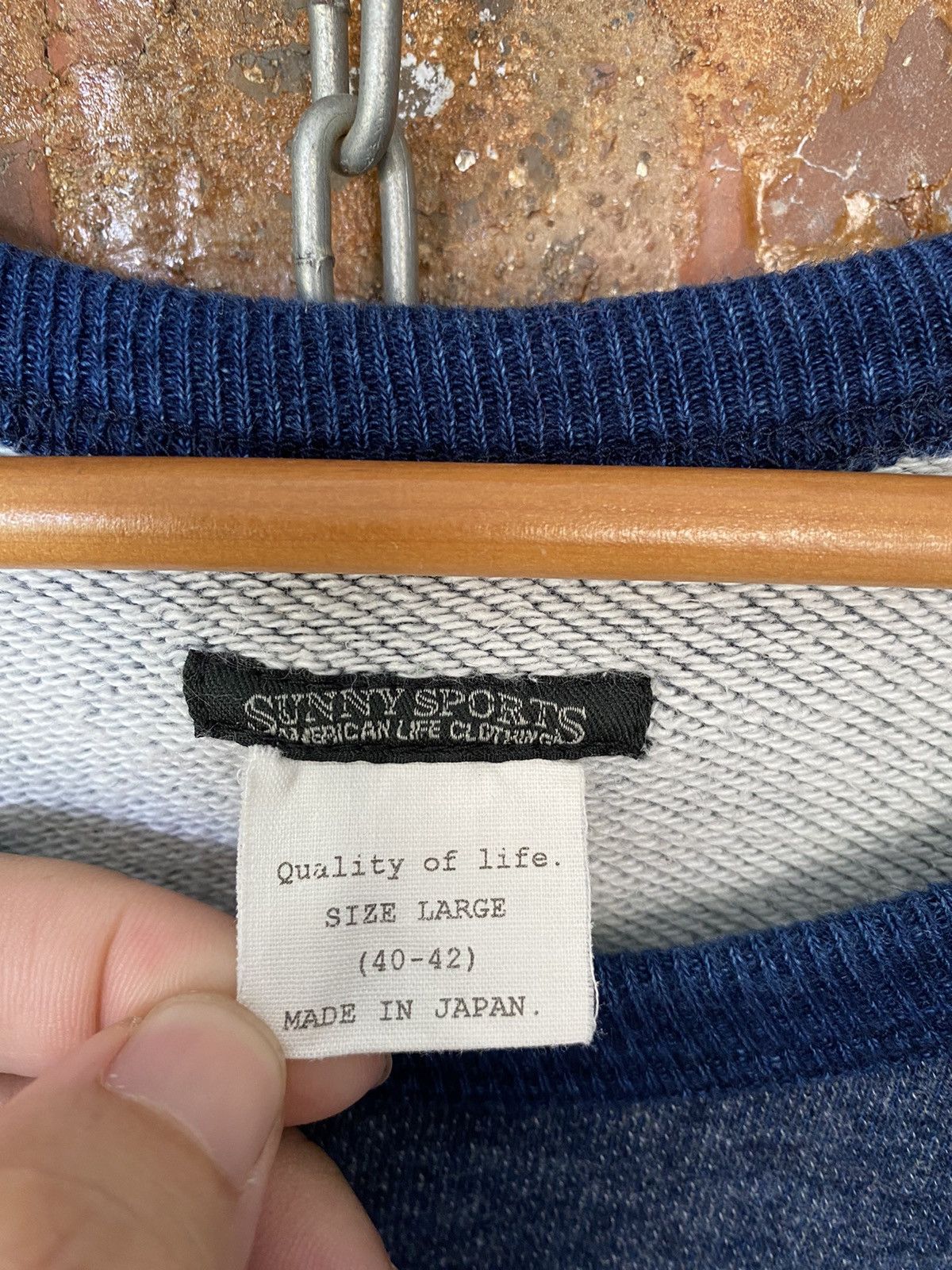 Sunny Sports Vtg Sunny Sport loopwheel patchwork sweatshirt Size US L / EU 52-54 / 3 - 11 Thumbnail