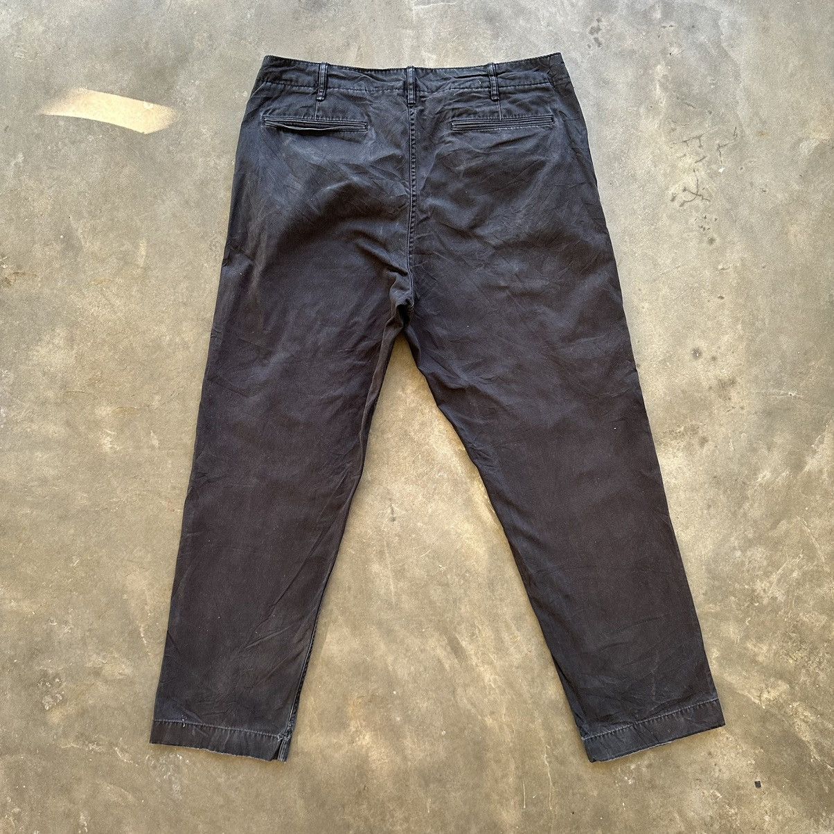 Japanese Brand Vintage Uniqlo Distressed Black Casual Trousers Pants Size US 35 - 8 Thumbnail