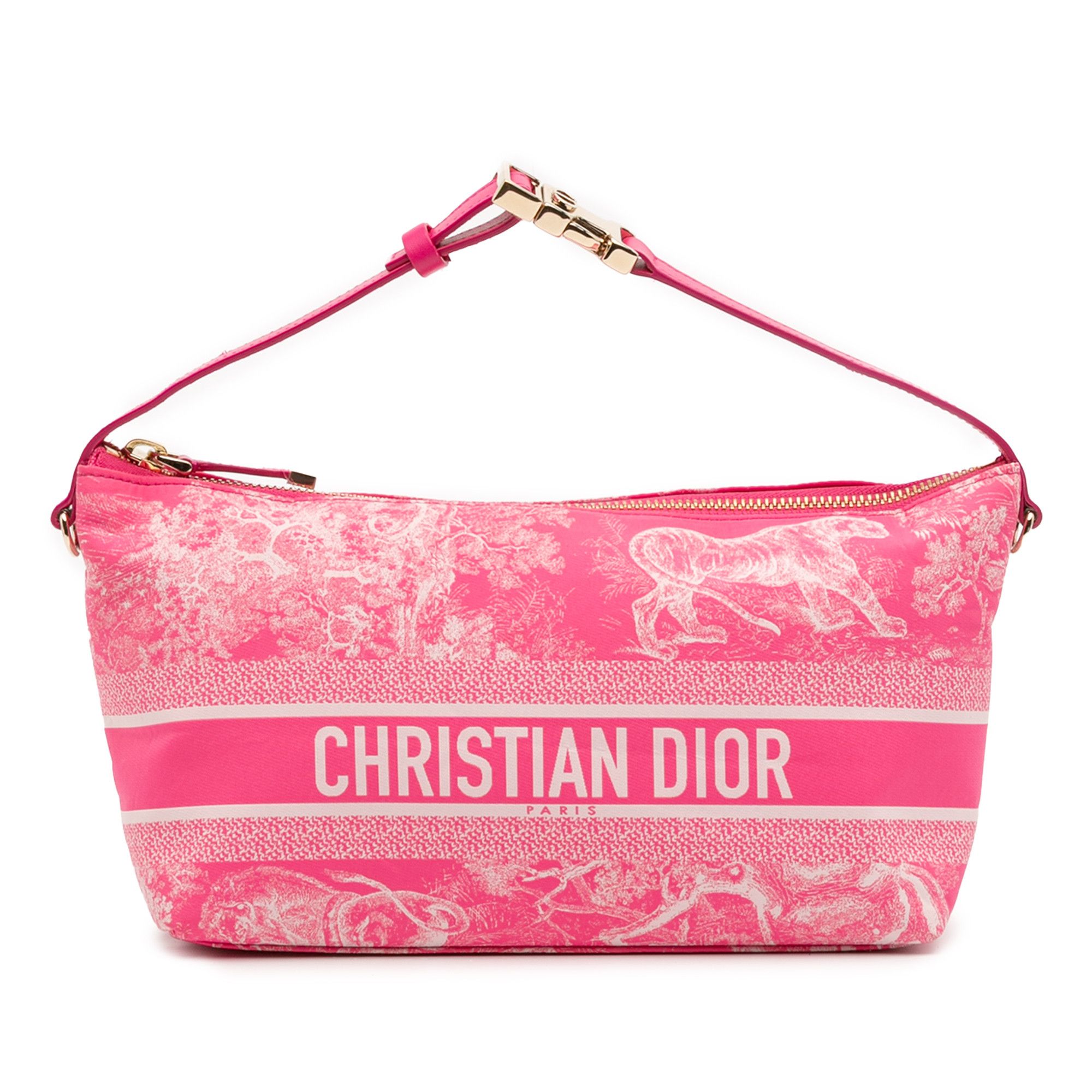 Dior Dior Medium Technical Fabric Toile de Jouy Reverse DiorTravel Nomad Pouch Size ONE SIZE - 1 Thumbnail