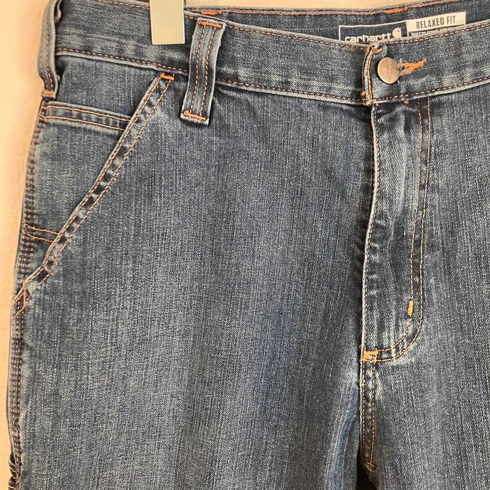 Carhartt Carhartt Relaxed Fit Relaxed Carpenter Denim Workwear Jeans Size US 34 / EU 50 - 2 Thumbnail