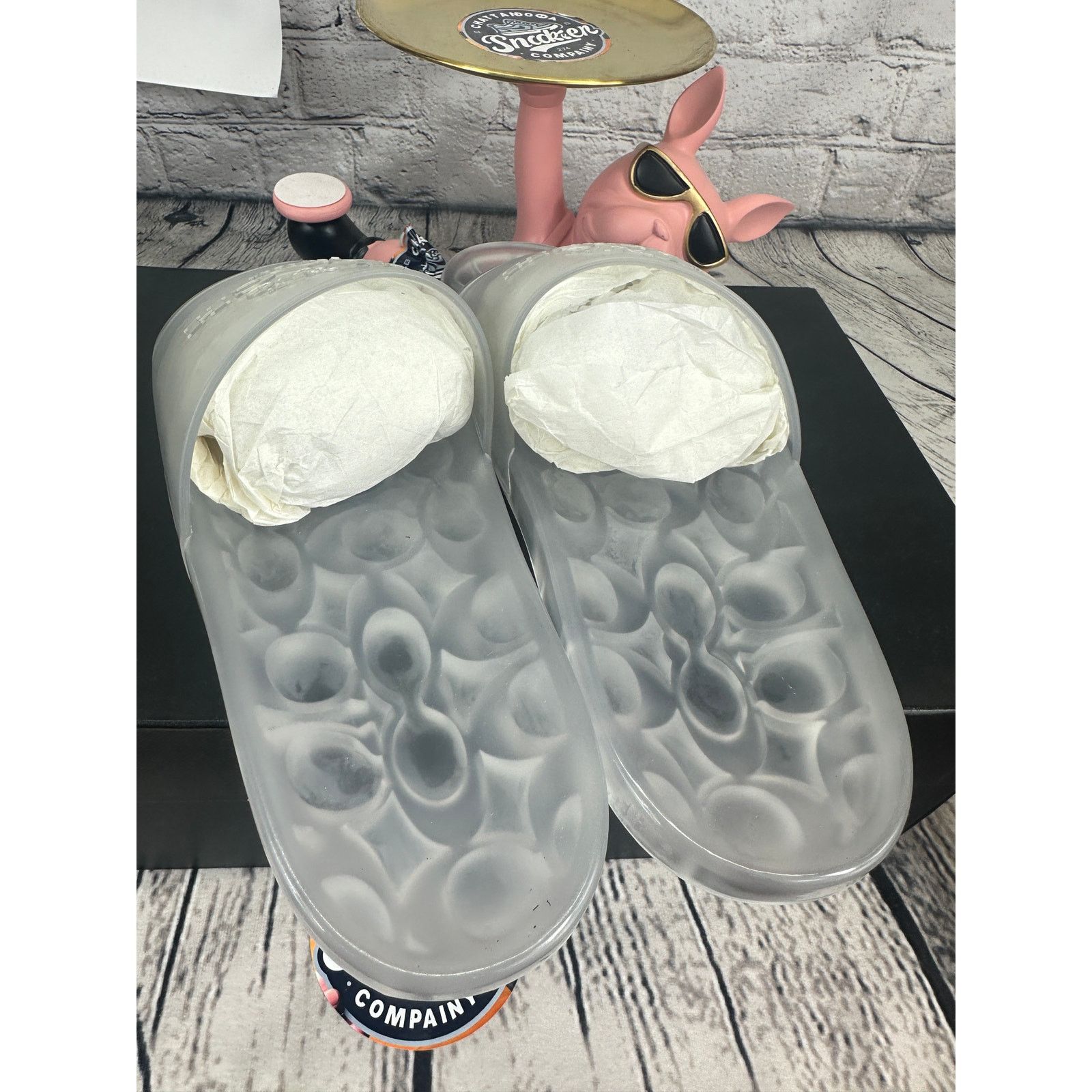 Coach Coach Brand Ulyssa Clear Rubber Slides Slippers Womens 9 Size US 9 / IT 39 - 4 Thumbnail