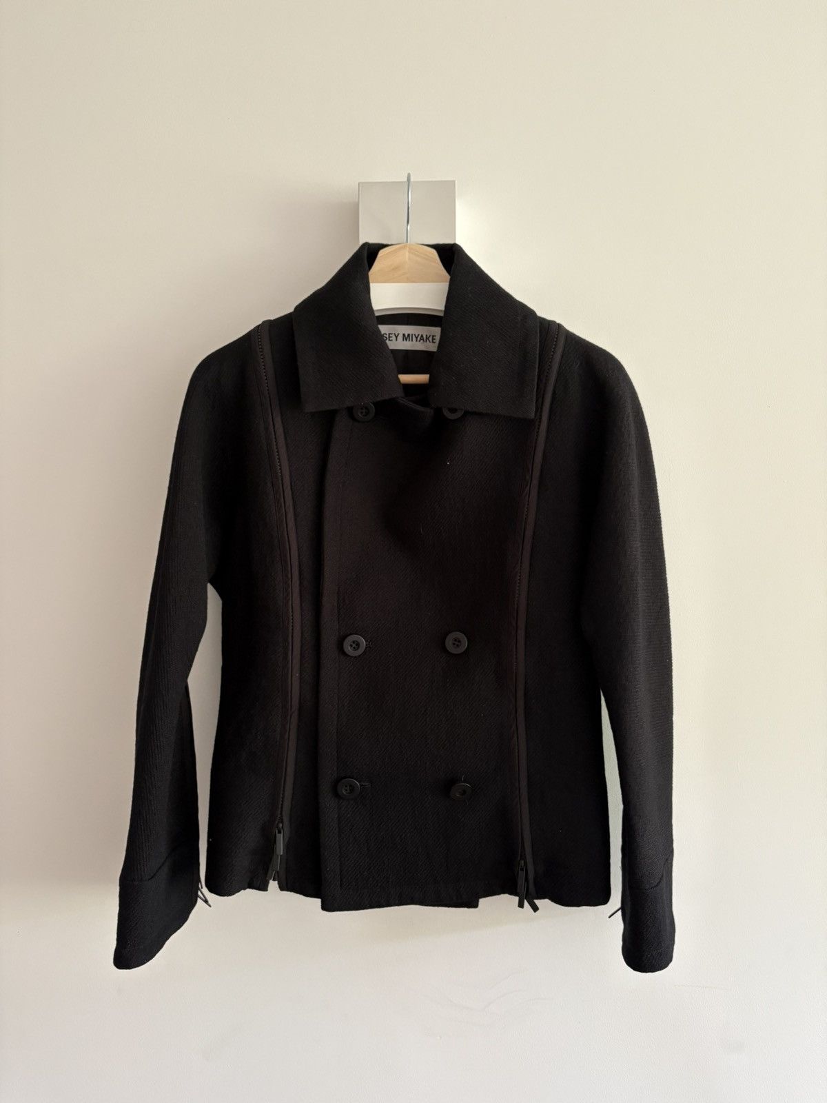 Issey Miyake Issey Miyake F/W 1991 Transformable Pea Coat Size XXS / US 00 / IT 34 - 1 Thumbnail