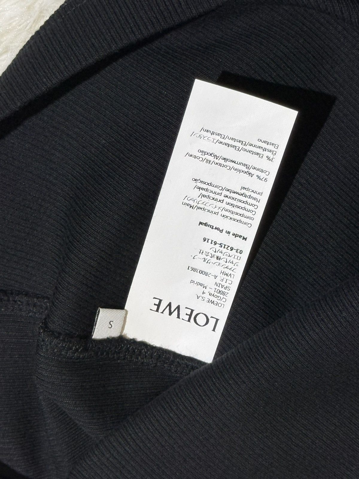 Loewe Loewe black crop top Size S / US 4 / IT 40 - 4 Thumbnail