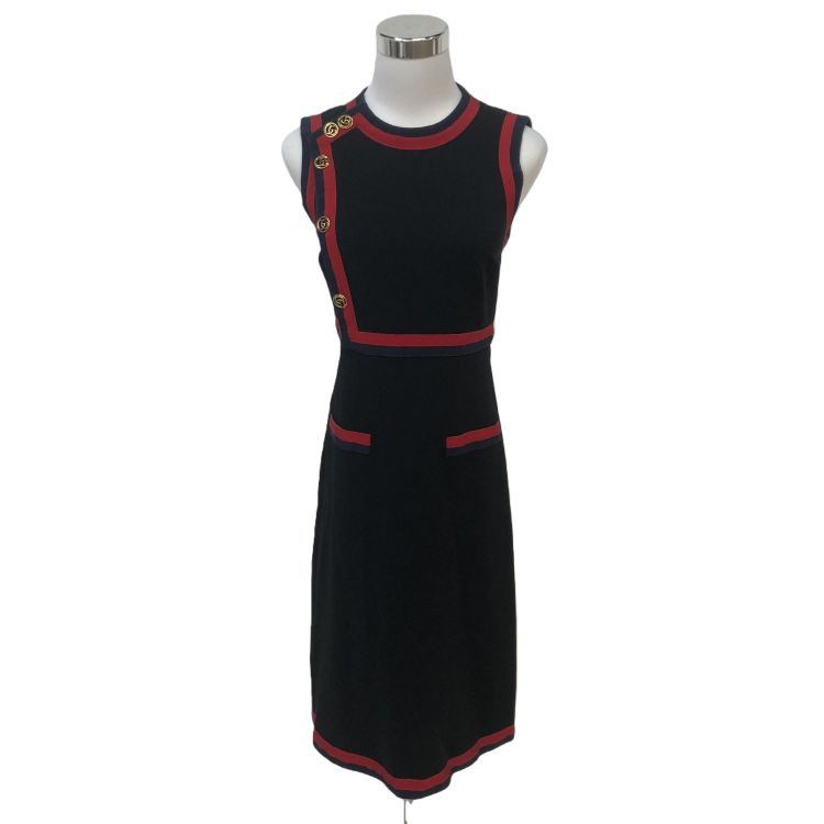 Gucci Gucci Color-block Midi Dress Size S Size S / US 4 / IT 40 - 1 Thumbnail