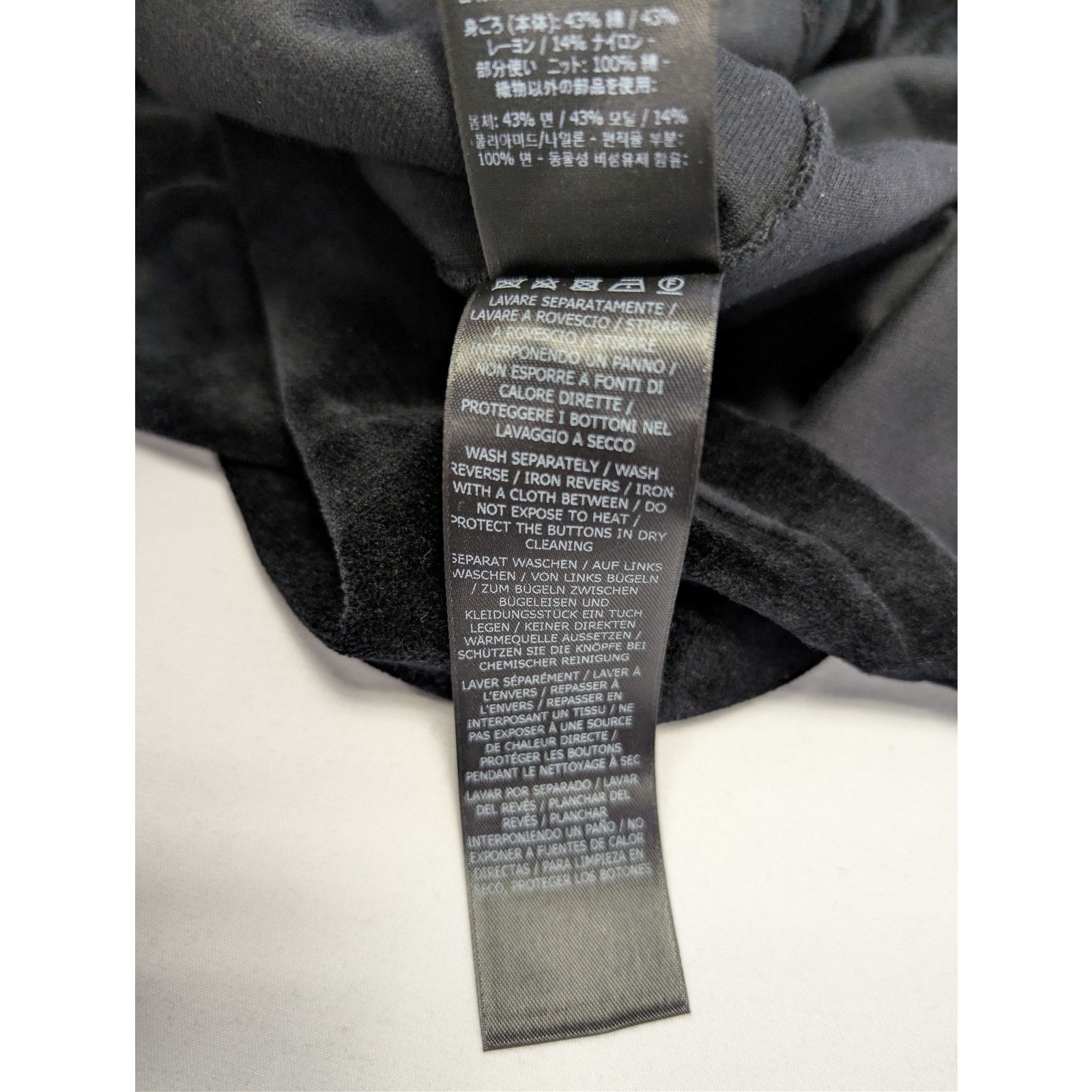 Tom Ford o1rshd1 CC20 Black Modal Velour Polo Shirt in Black Size US M / EU 48-50 / 2 - 19 Thumbnail