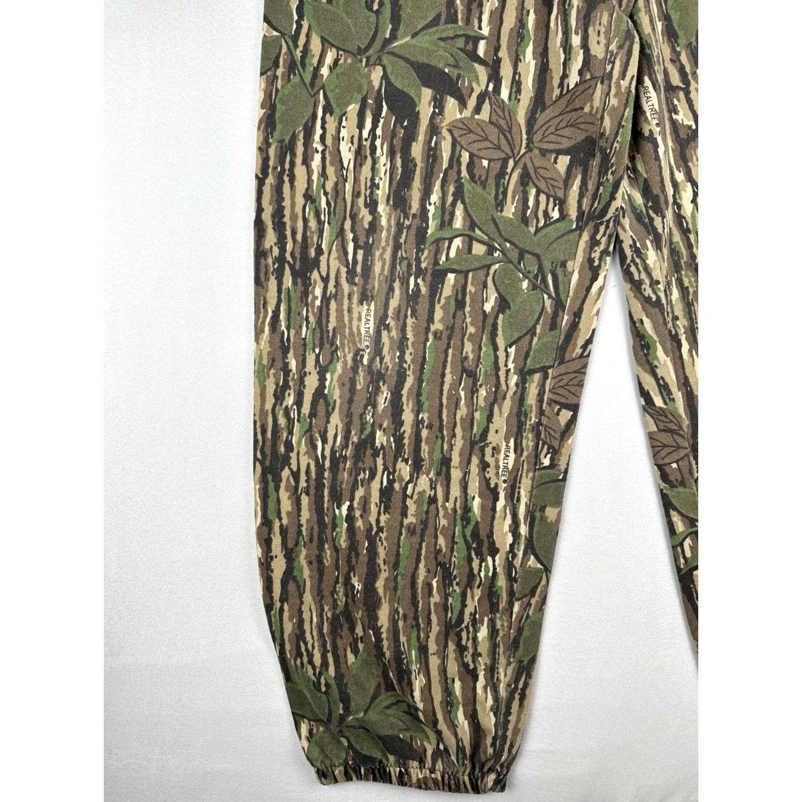 Vintage VINTAGE Realtree Camo Sweatpants USA Made Hunting Joggers L Mens Size US 33 - 3 Thumbnail