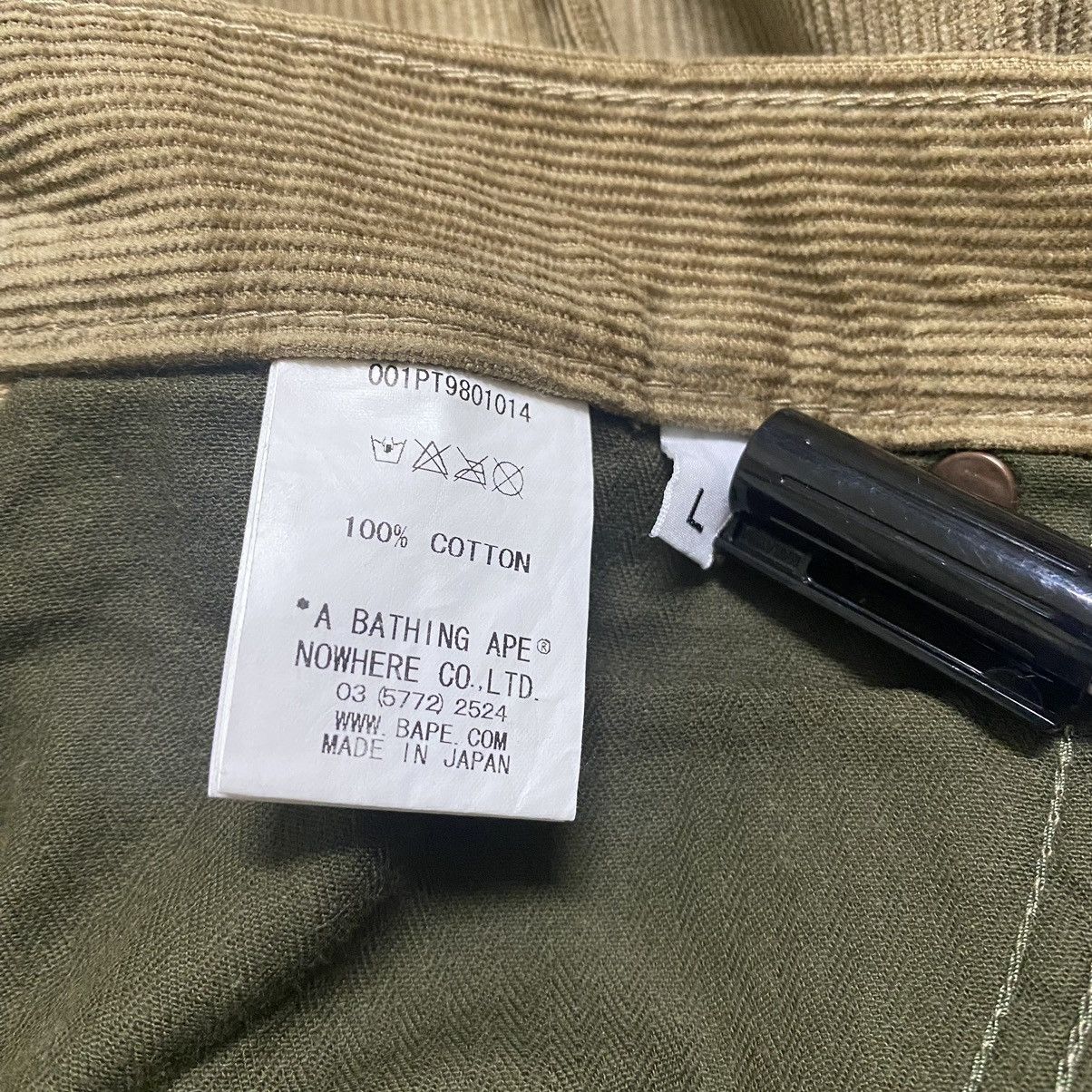 Bape Vintage A Bathing Ape BAPE Carpenter Pants Corduroy Size US 34 / EU 50 - 19 Thumbnail