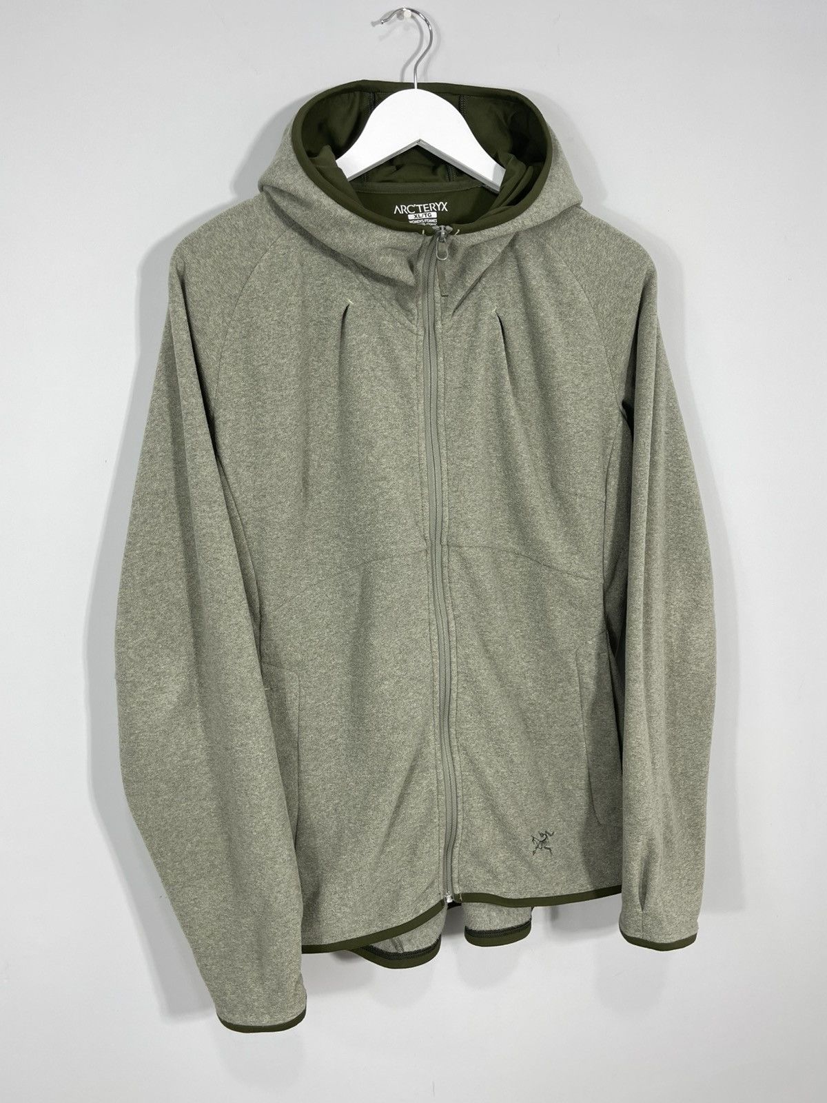Arc'teryx Arcteryx Polartec Women's Gray Fleece Zip Hoodie Jacket Size XL / US 12-14 / IT 48-50 - 3 Thumbnail