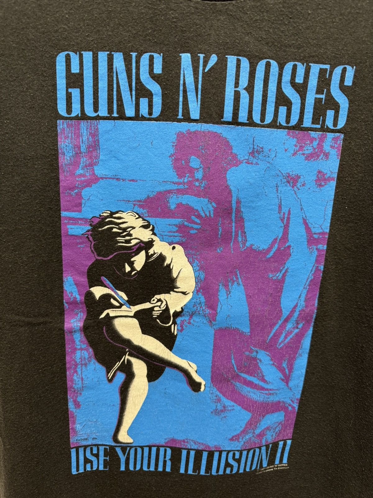 Guns N' Roses Guns N Roses 1991 vintage single t-shirt brockum L illusion Size US L / EU 52-54 / 3 - 4 Thumbnail