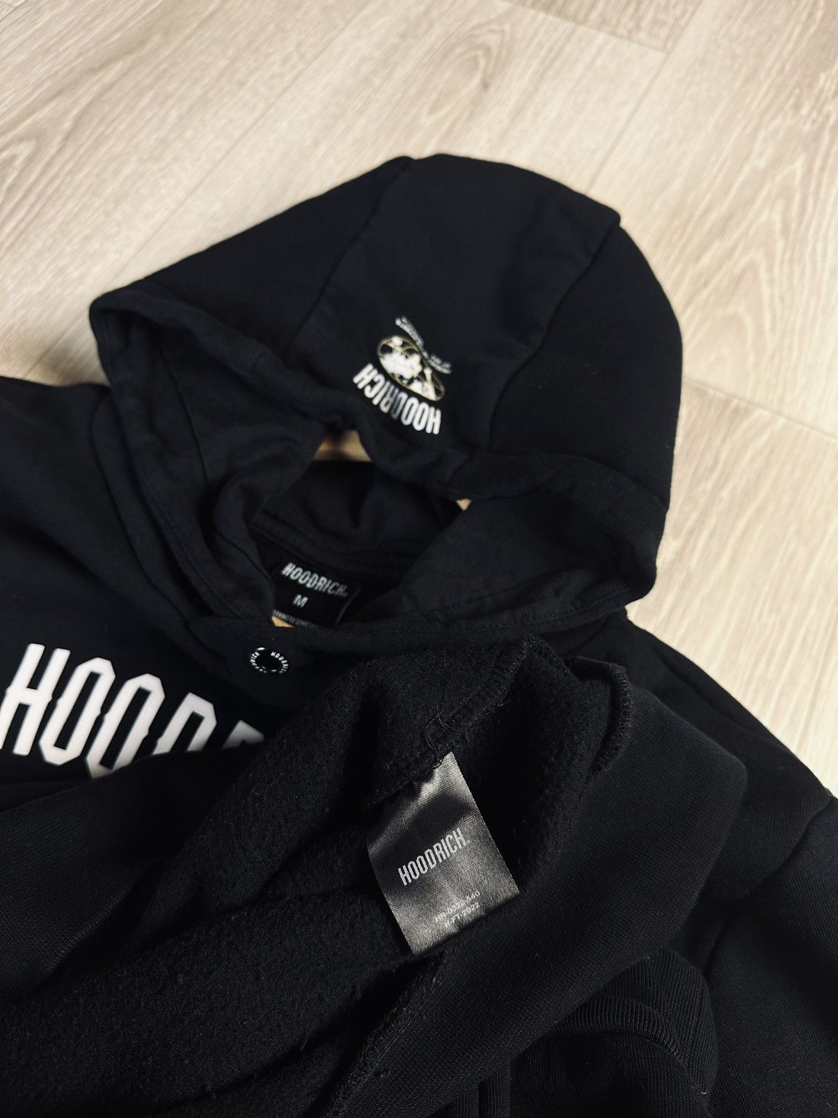Hoodrich × Trapstar London Hoodrich Big Logo Black Hoodie Size US M / EU 48-50 / 2 - 6 Thumbnail