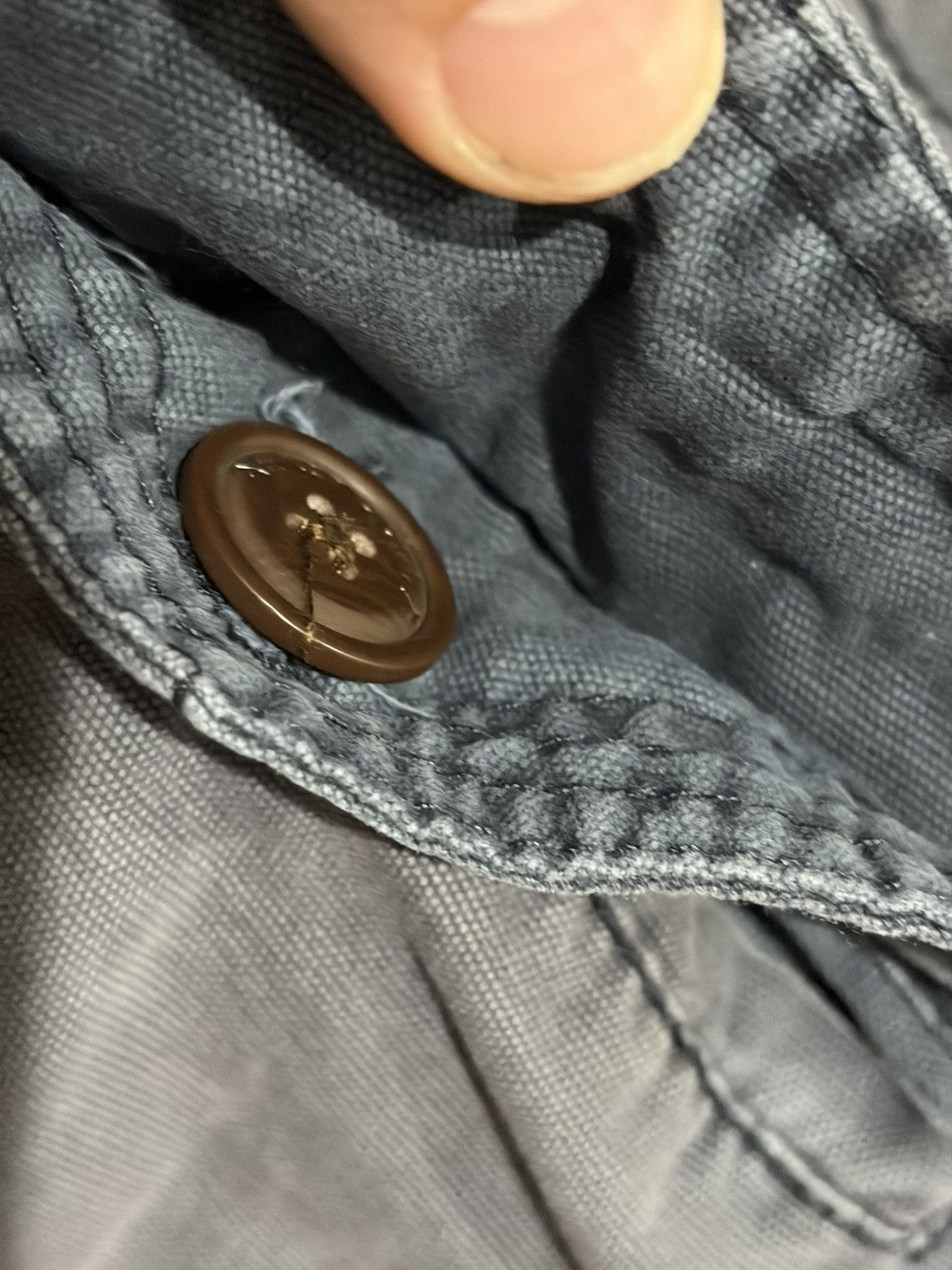 Aeropostale Aeropostale Men's Blue Cotton Field Jacket Size S/P Size US S / EU 44-46 / 1 - 6 Thumbnail