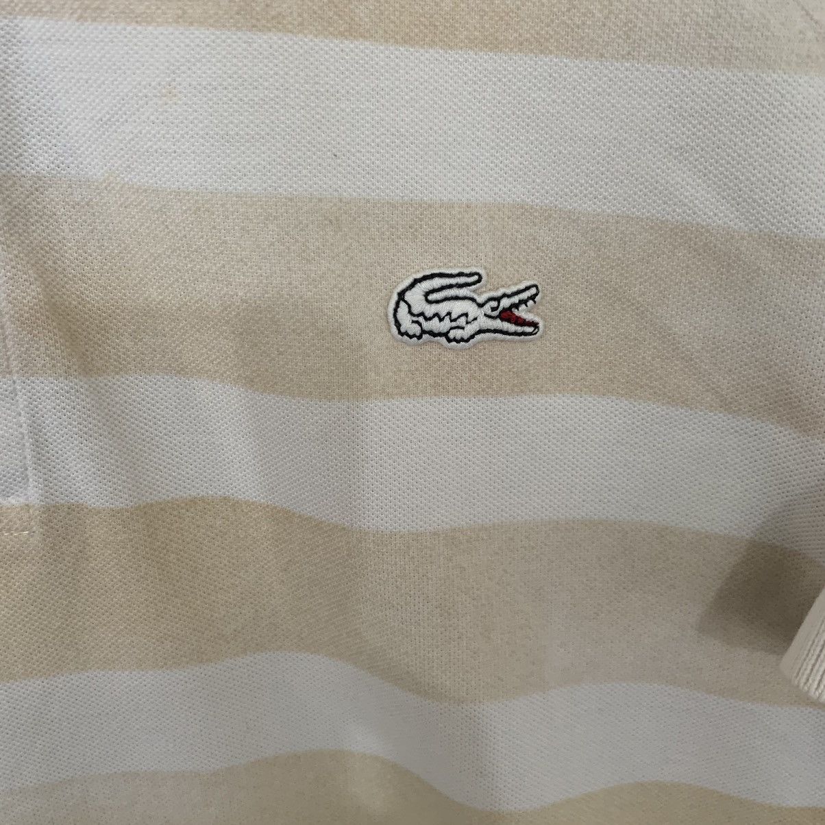 Lacoste × Vintage Vintage Polos Lacoste Sripe Rare Design Shirt Size US S / EU 44-46 / 1 - 5 Thumbnail