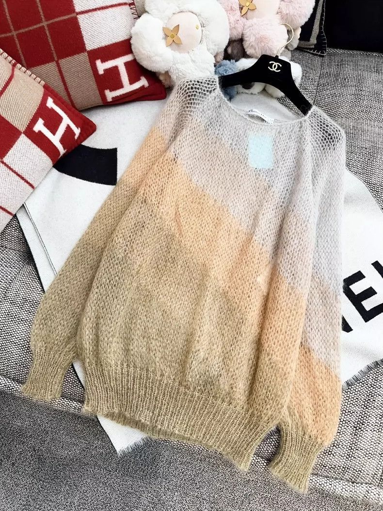 Dior Dior Gradient Knit Top with Maple Leaf Design-2506 Size M / US 6-8 / IT 42-44 - 2 Thumbnail
