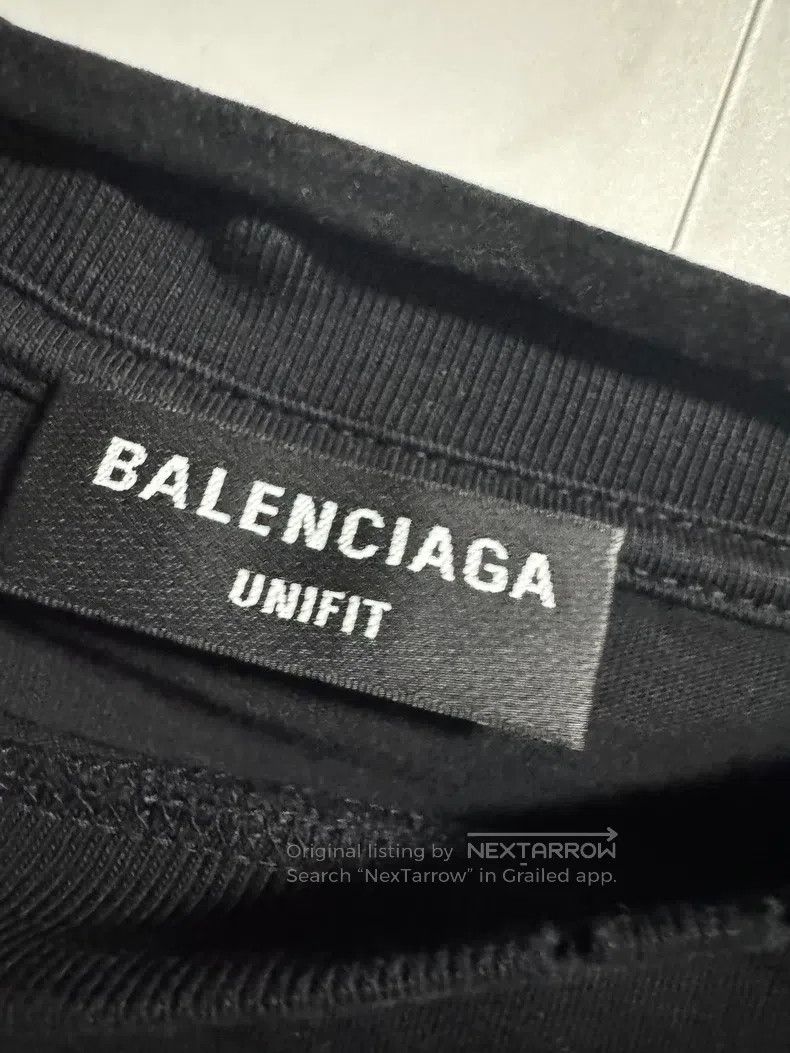 Balenciaga Balenciaga Black FREE letter short-sleeve, size XS Size US XS / EU 42 / 0 - 3 Thumbnail