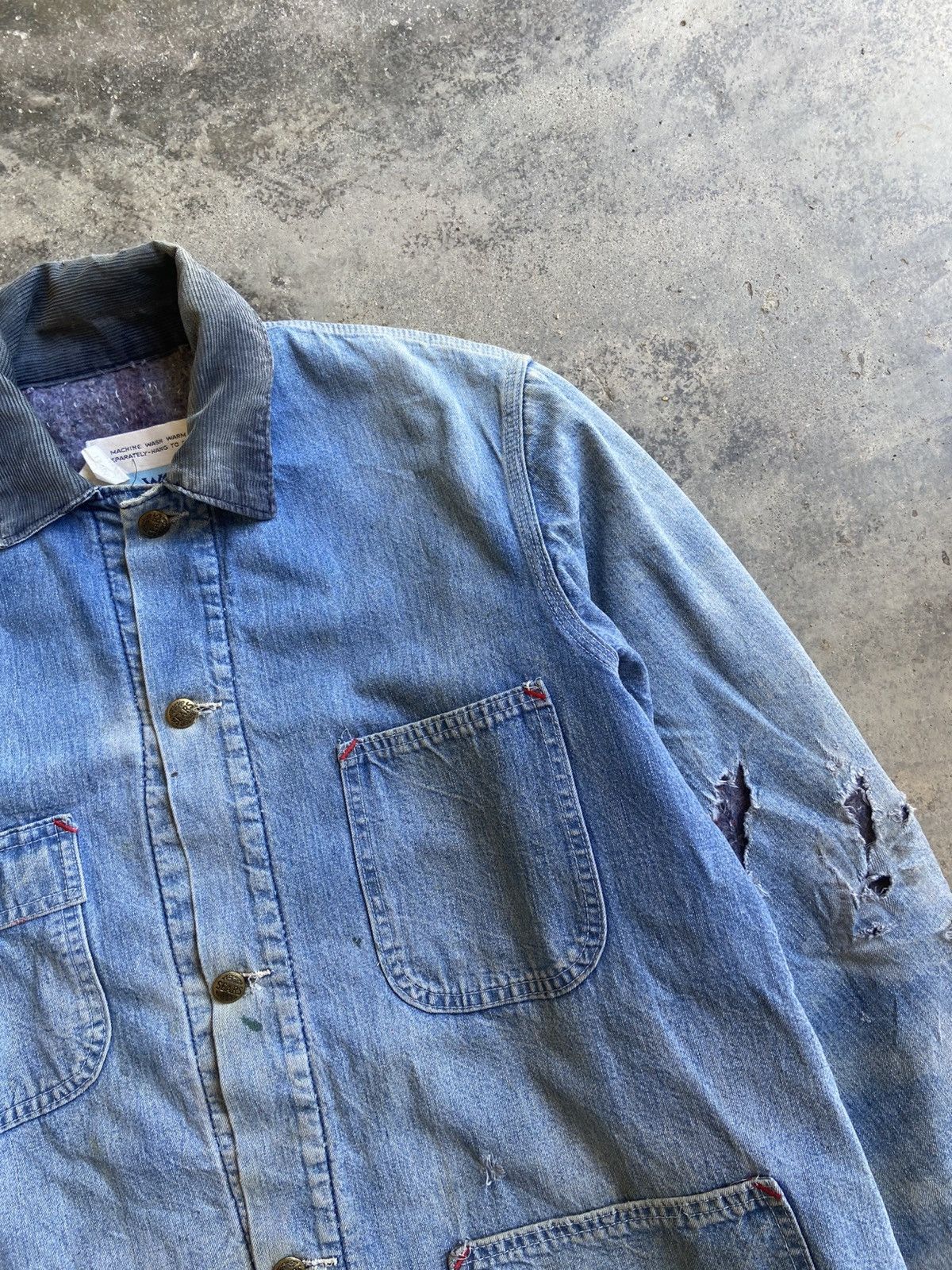 Sears VINTAGE 70s SEARS CHORE JACKET Size US L / EU 52-54 / 3 - 4 Thumbnail