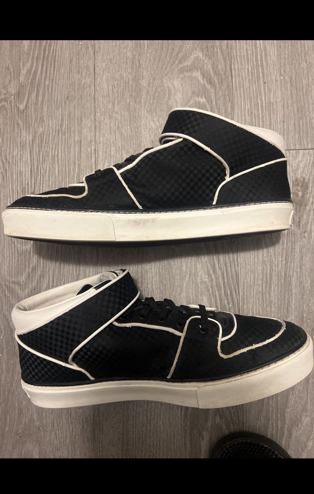 Louis Vuitton Louis Vuitton Black Damier Alcapulco Sneakers Size US 11 / EU 44 - 4 Thumbnail