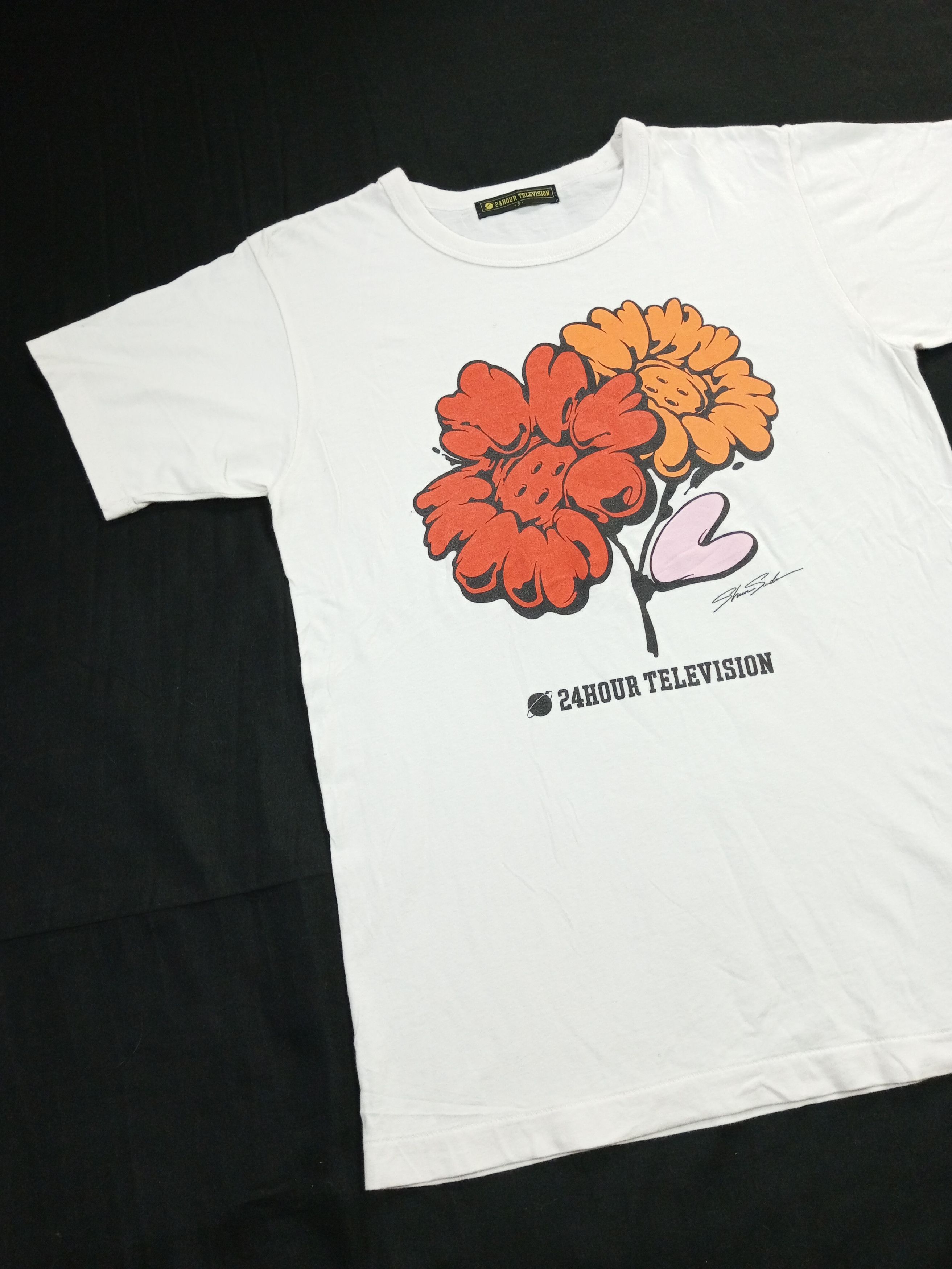 Anime Vintage Single Stitch 24 Hour Television X Shun Sudo Tees Size US S / EU 44-46 / 1 - 3 Thumbnail