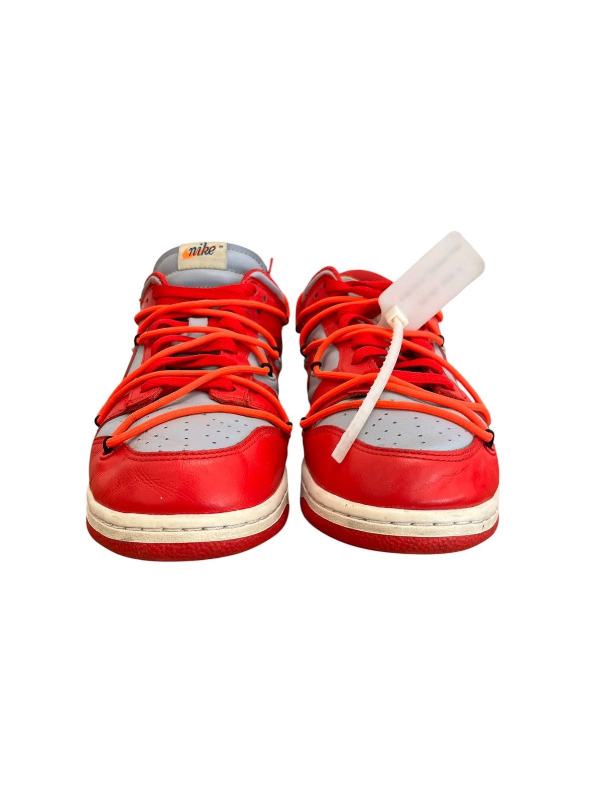 Nike × Off-White Off-White Nike Dunk Low University Red Size US 9 / EU 42 - 5 Thumbnail